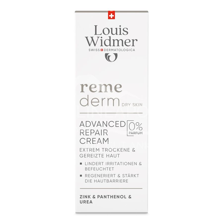 Louis Widmer remederm Dry Skin Advanced Repair Cream - ohne Parfum