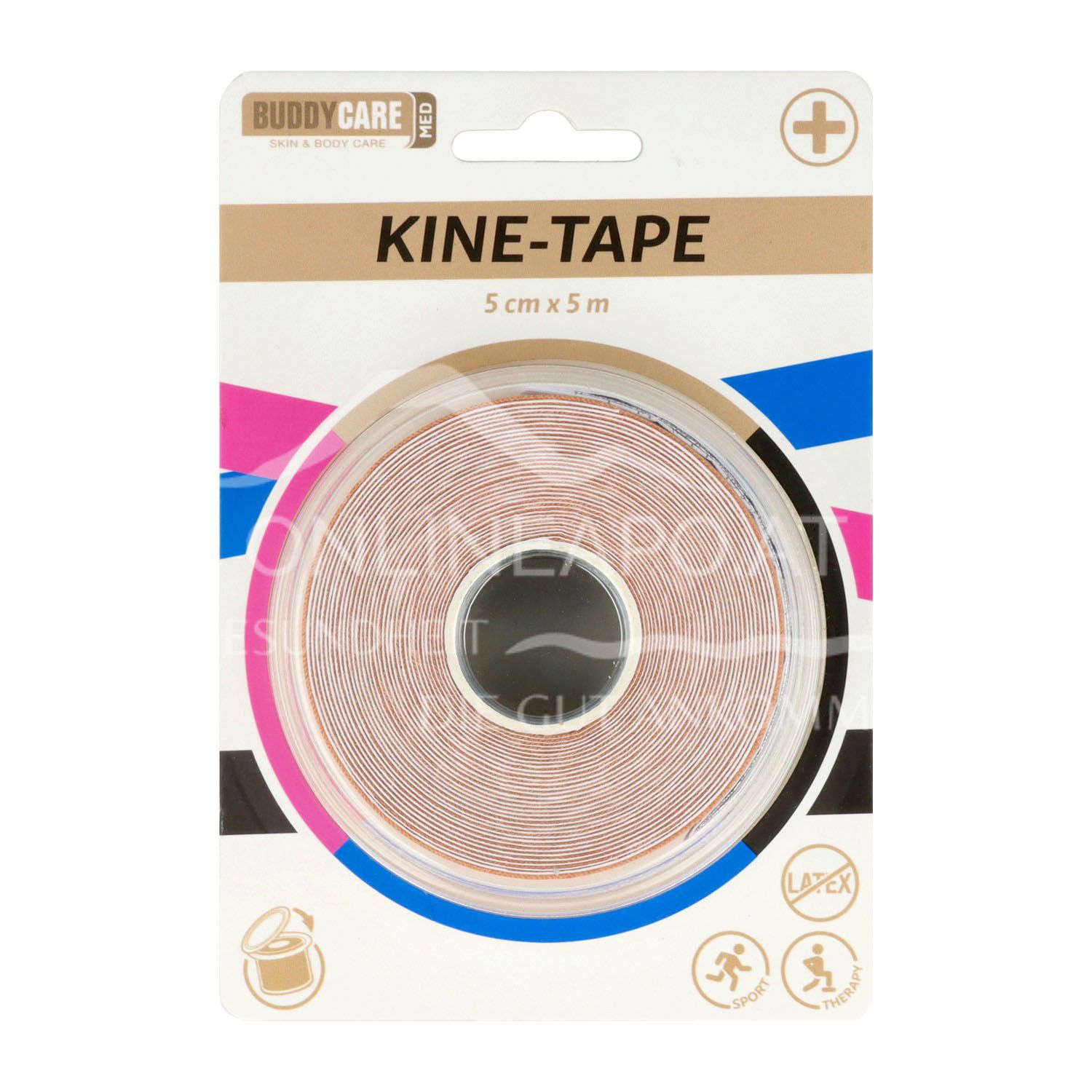 BUDDYCARE® MED Kine-Tape HAUT - 5cm x 5m