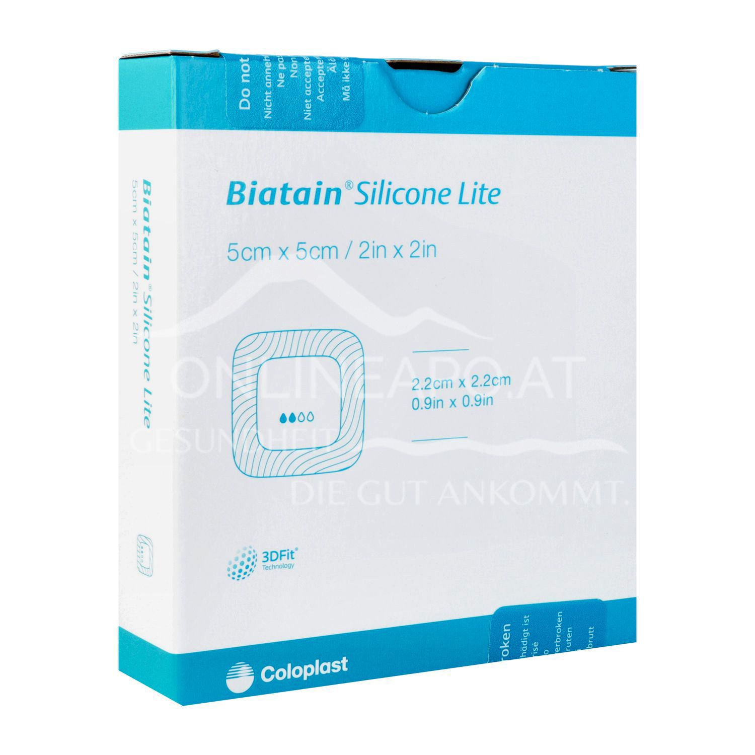 Biatain® Silicone Lite Schaumverband steril, 5 x 5 cm