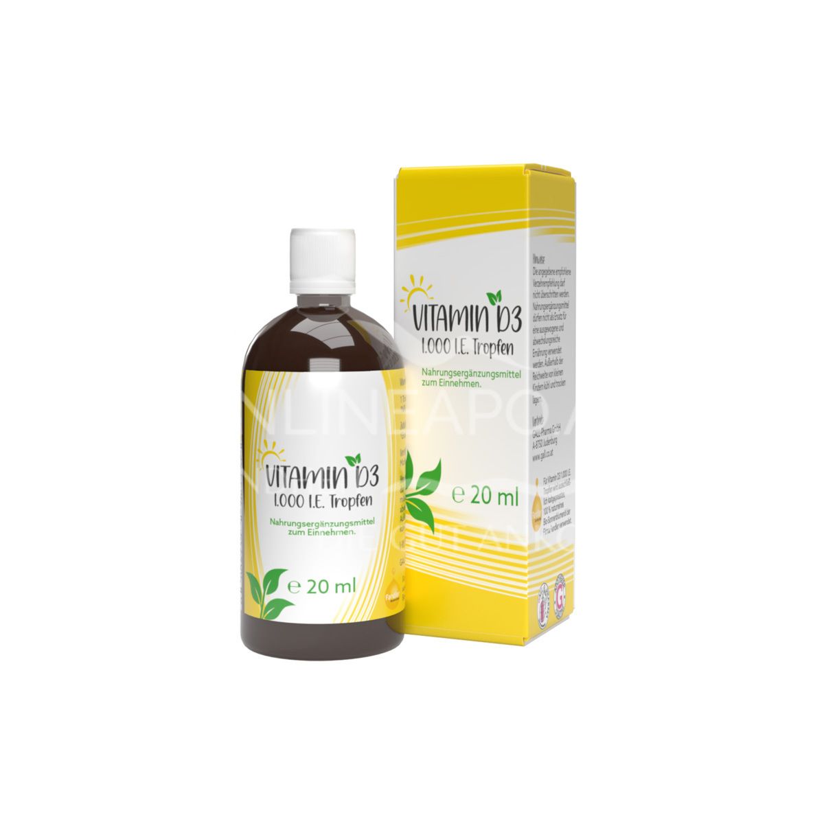 Gall Pharma Vitamin D3 1000 I.U. drops