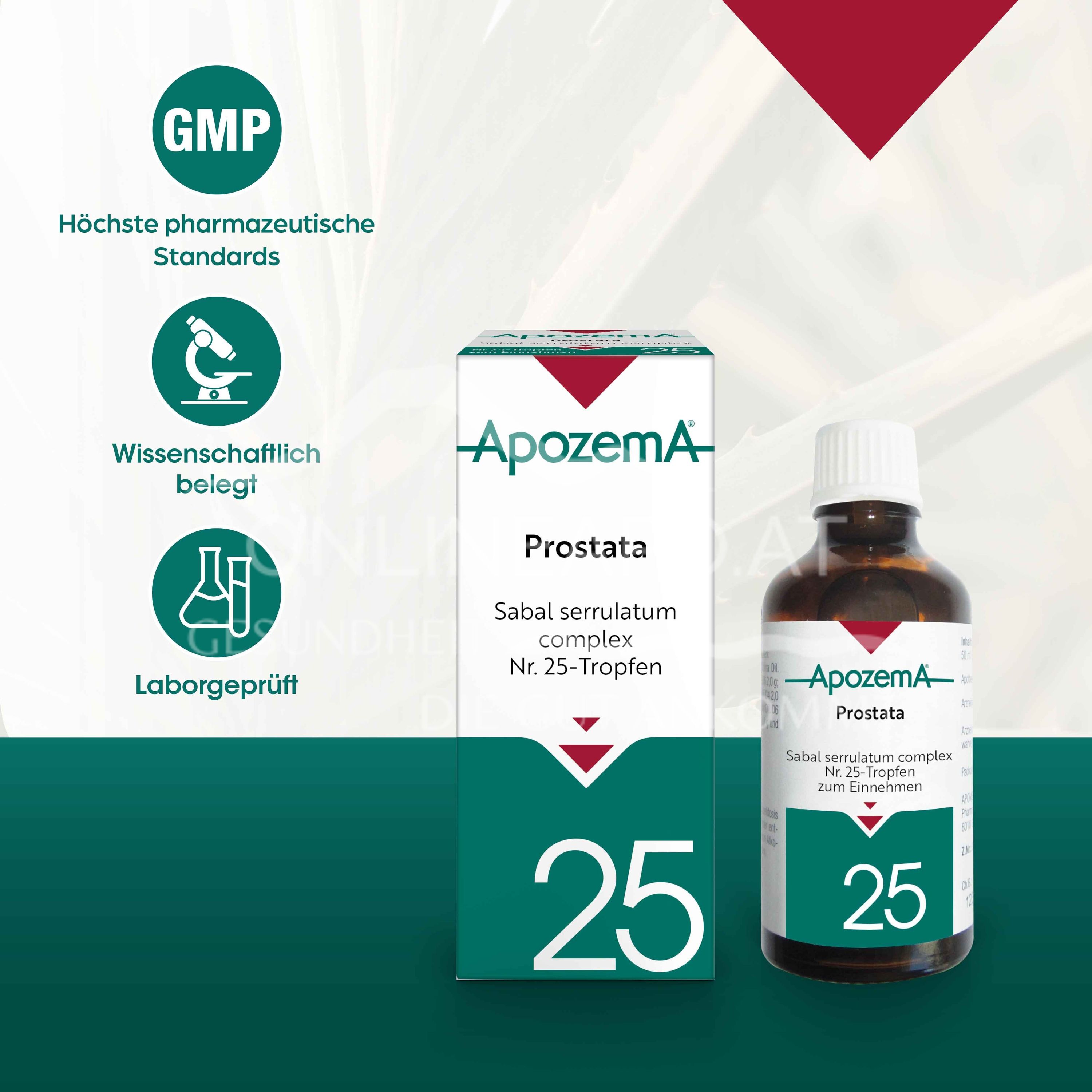 Apozema® Prostate Sabal serrulatum complex No. 25 drops for oral use
