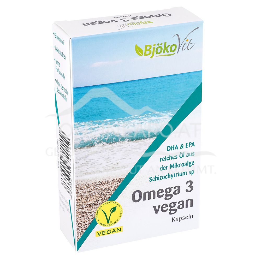 BjökoVit Omega 3 DHA+EPA Kapseln vegan