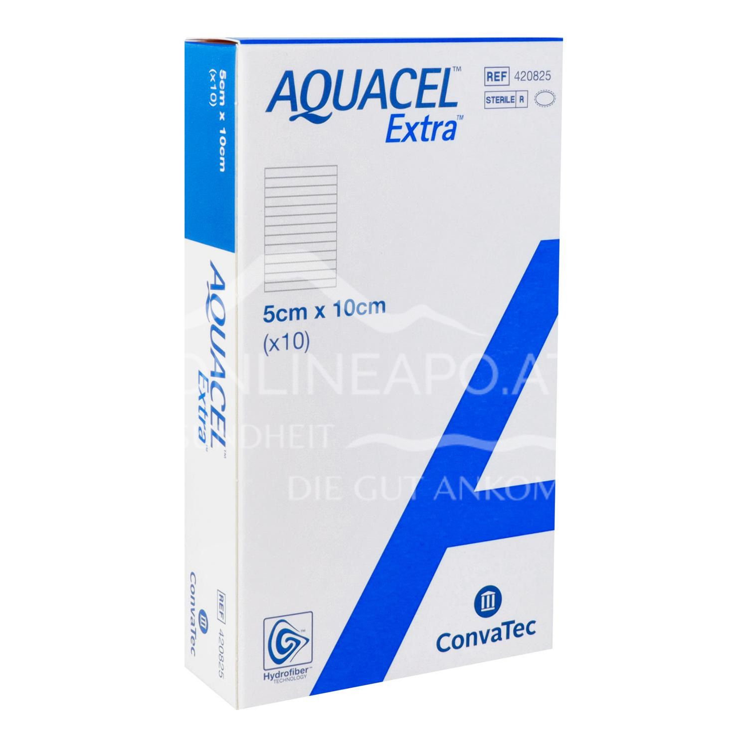 Convatec AQUACEL® Extra Wundauflage, steril, 5 x 10 cm