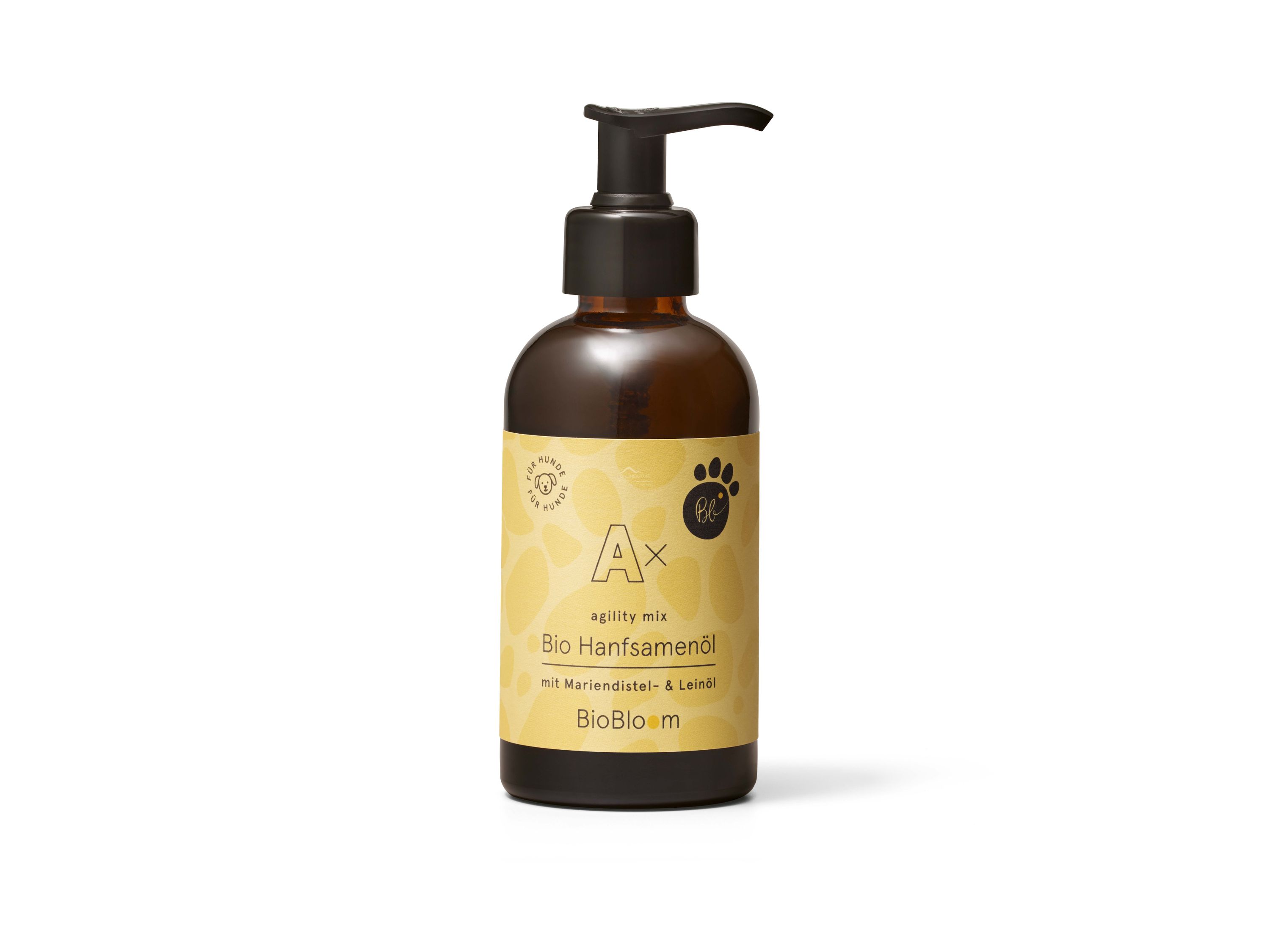 BioBloom agility mix Bio Hanfsamenöl mit Mariendistel- und Leinöl für Hunde