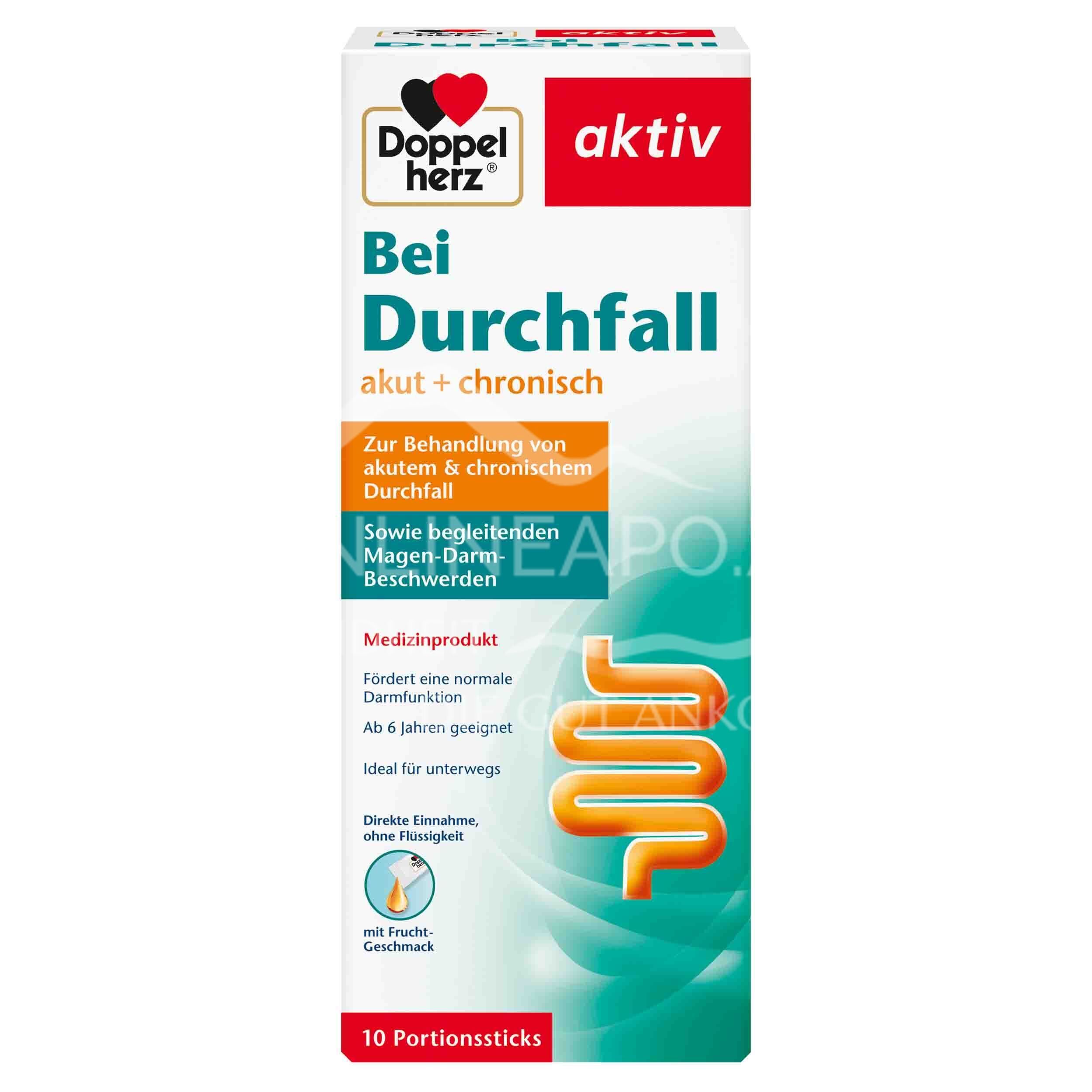 Doppelherz aktiv Bei Durchfall Portionssticks
