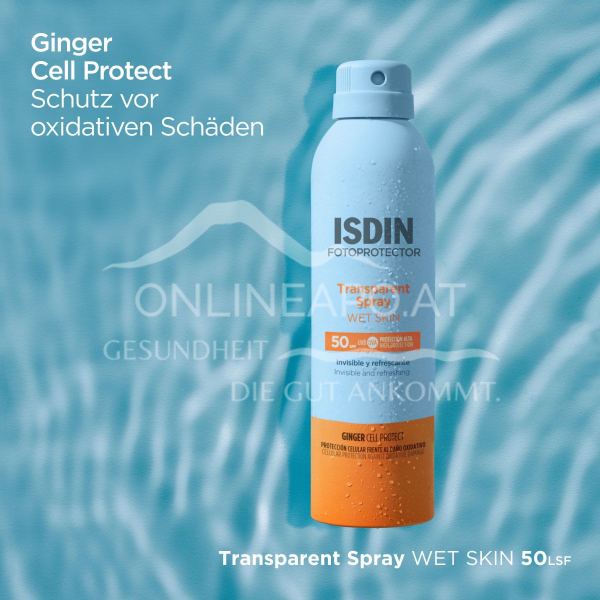 ISDIN Fotoprotector Transparent Spray for Wet Skin SPF 50