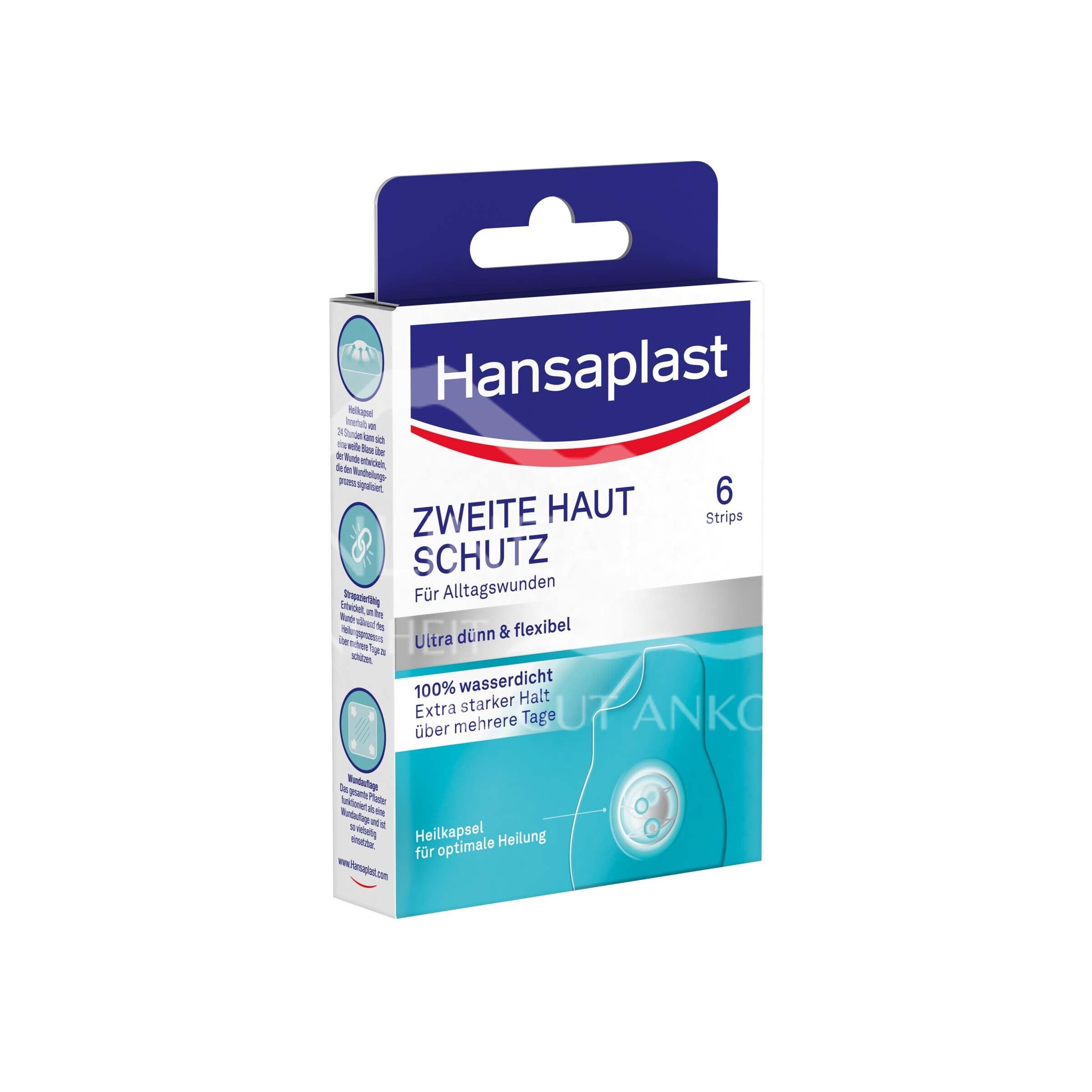 Hansaplast Zweite Haut Schutz Strips 3,5 x 7,3 cm