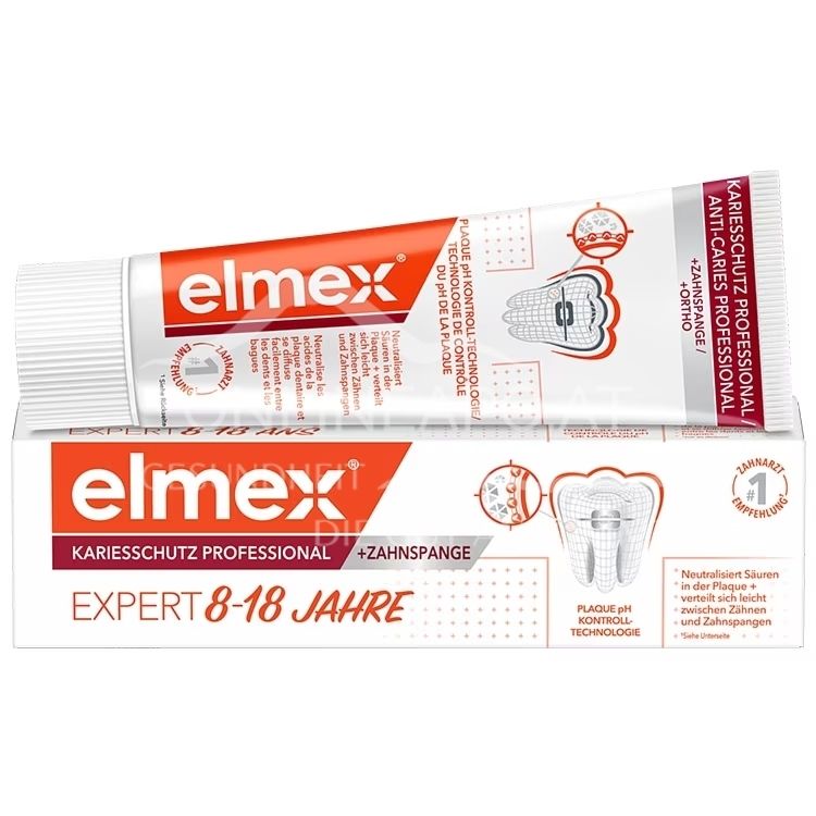 elmex® Kariesschutz Professional + Zahnspange Zahnpasta