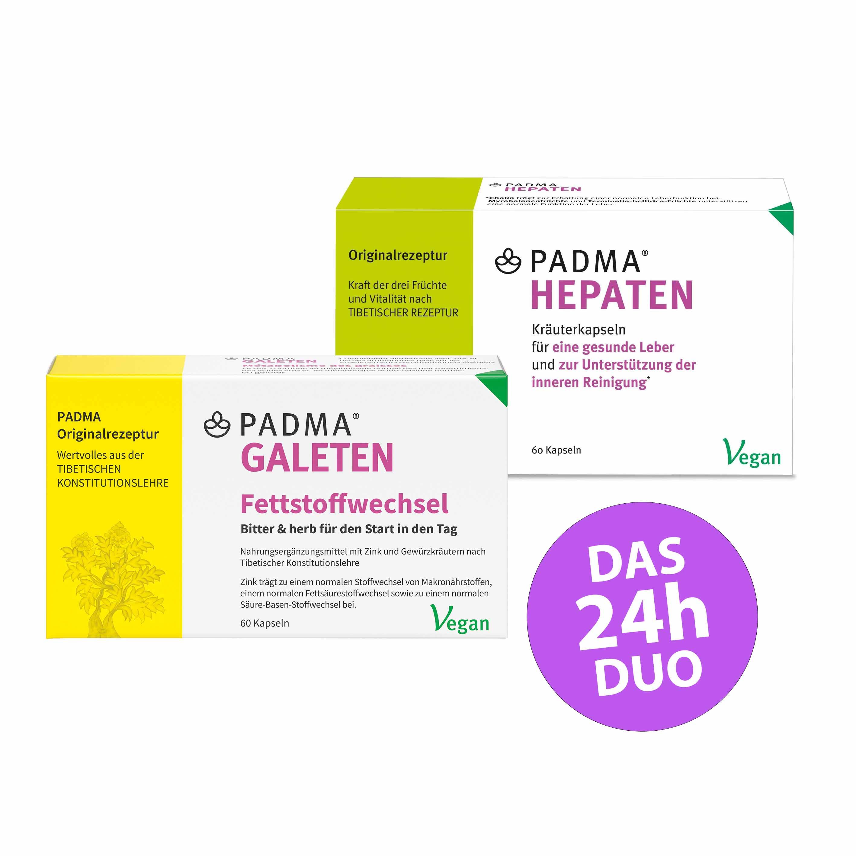 PADMA Galeten + Hepaten Kapseln - Kombiaktion
