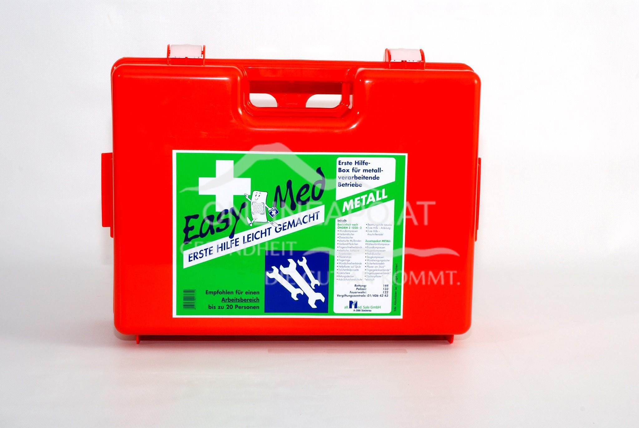 EasyMed	Erste Hilfe Kasten Metall Type 2