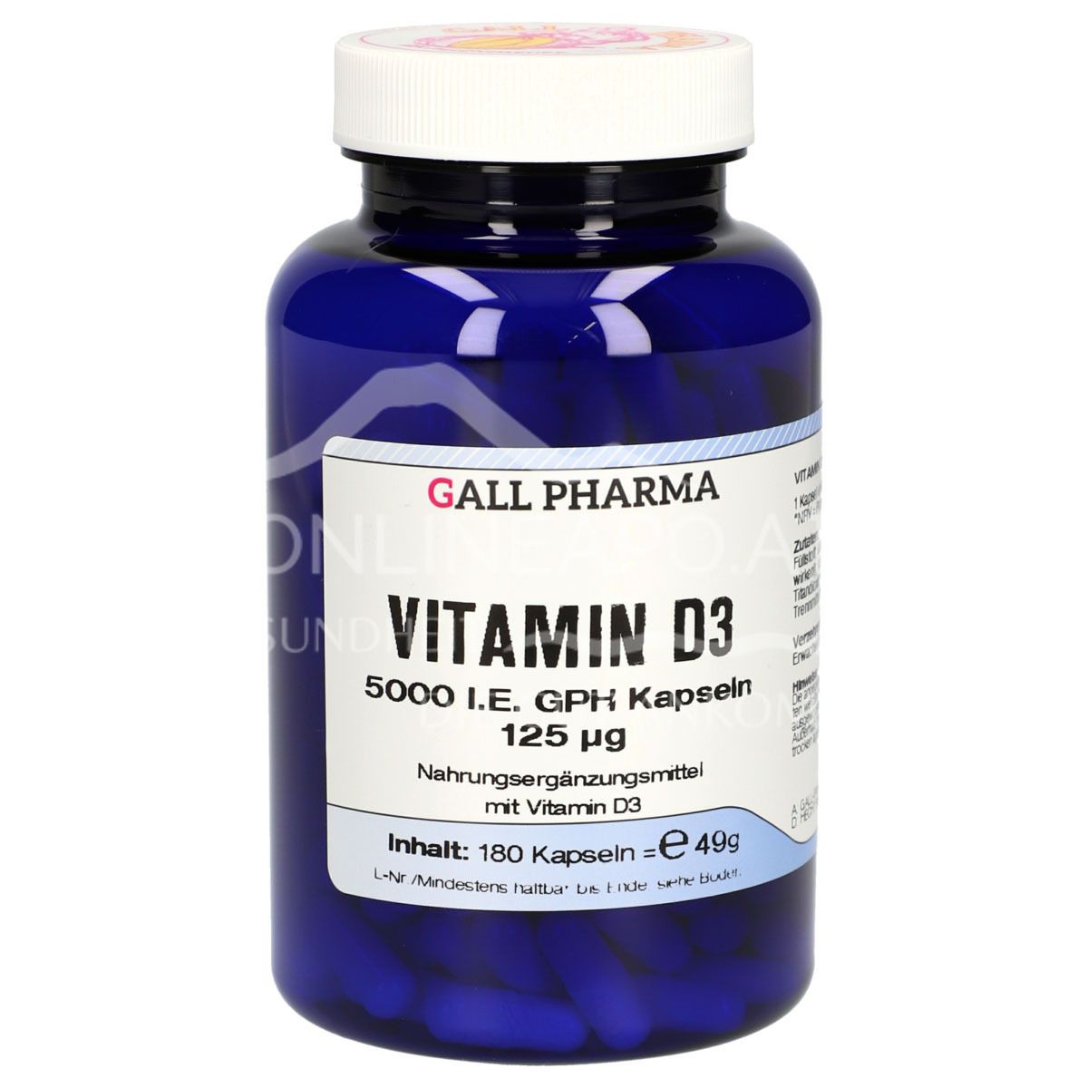 Gall Pharma Vitamin D3 5.000 I.E. Kapseln