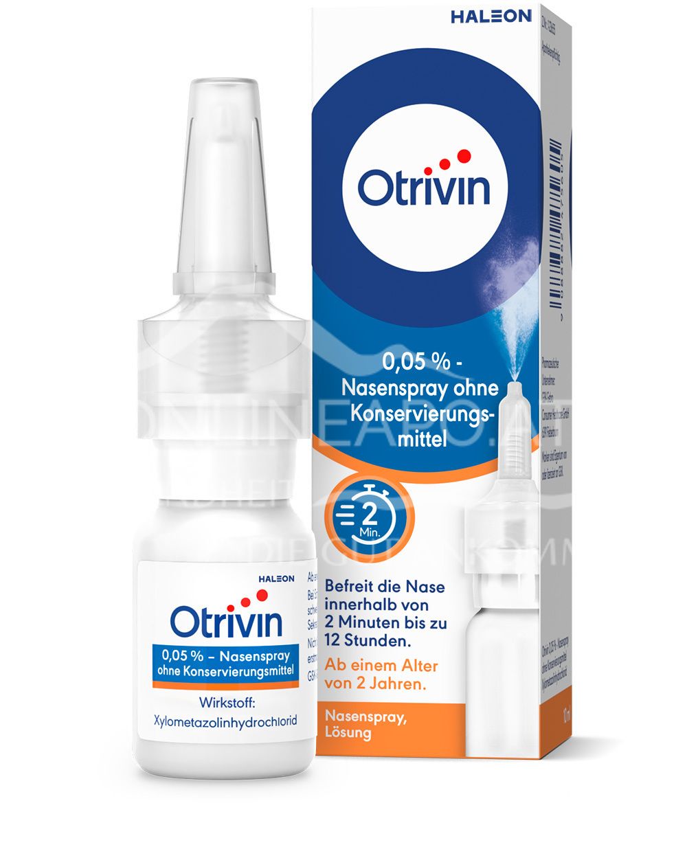 Otrivin® 0,05%-Nasenspray ohne Konservierungsmittel