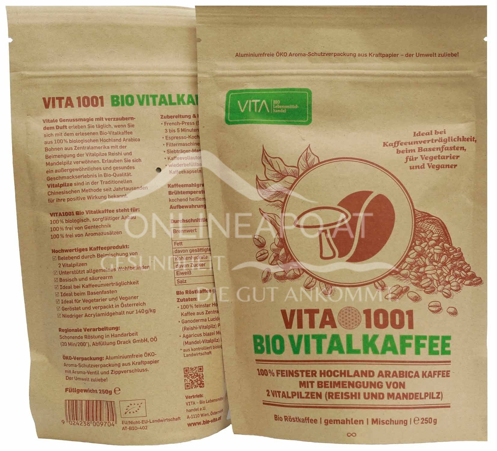 VITA1001 - Bio Vitalkaffee | PREMIUM REISHI-Kaffee Pulver