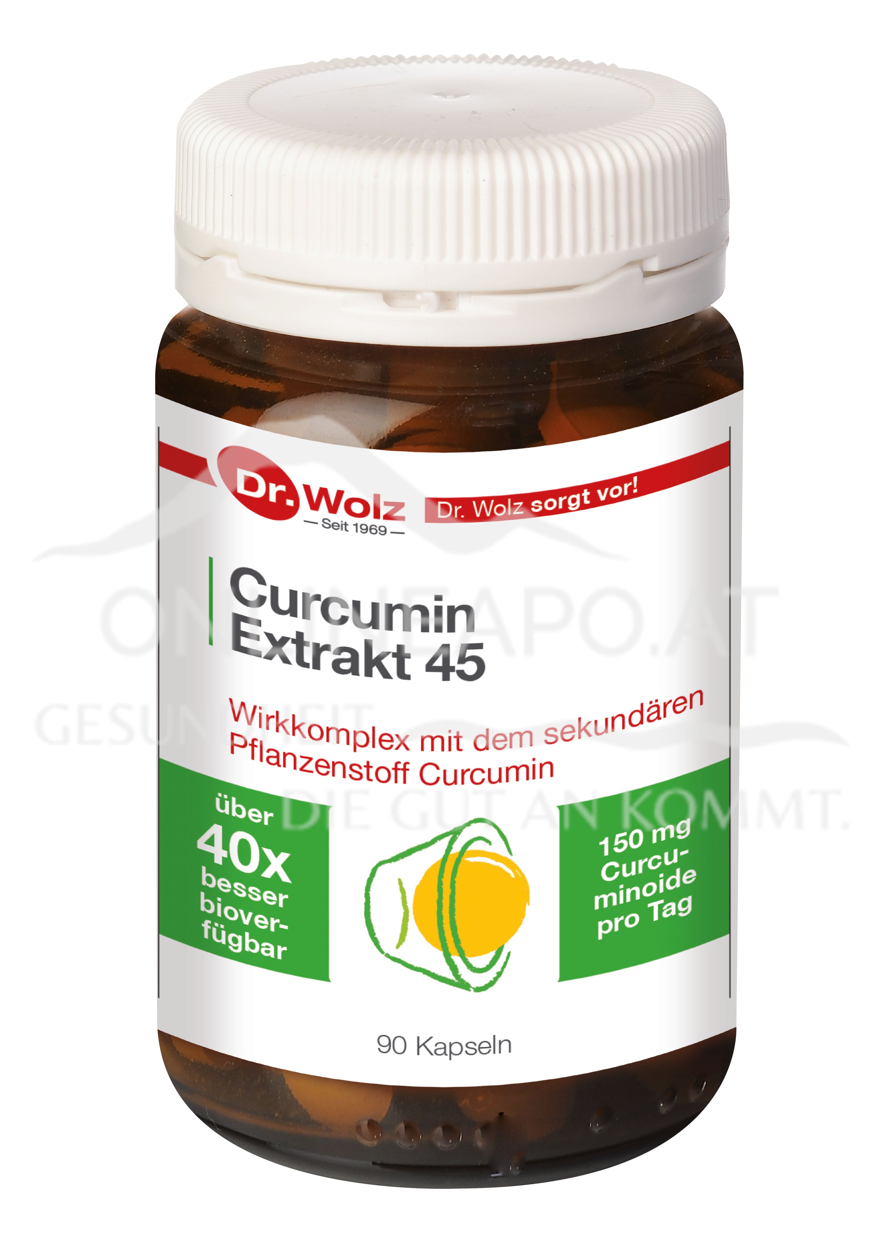 Dr. Wolz Curcumin Extrakt 45 Kapseln