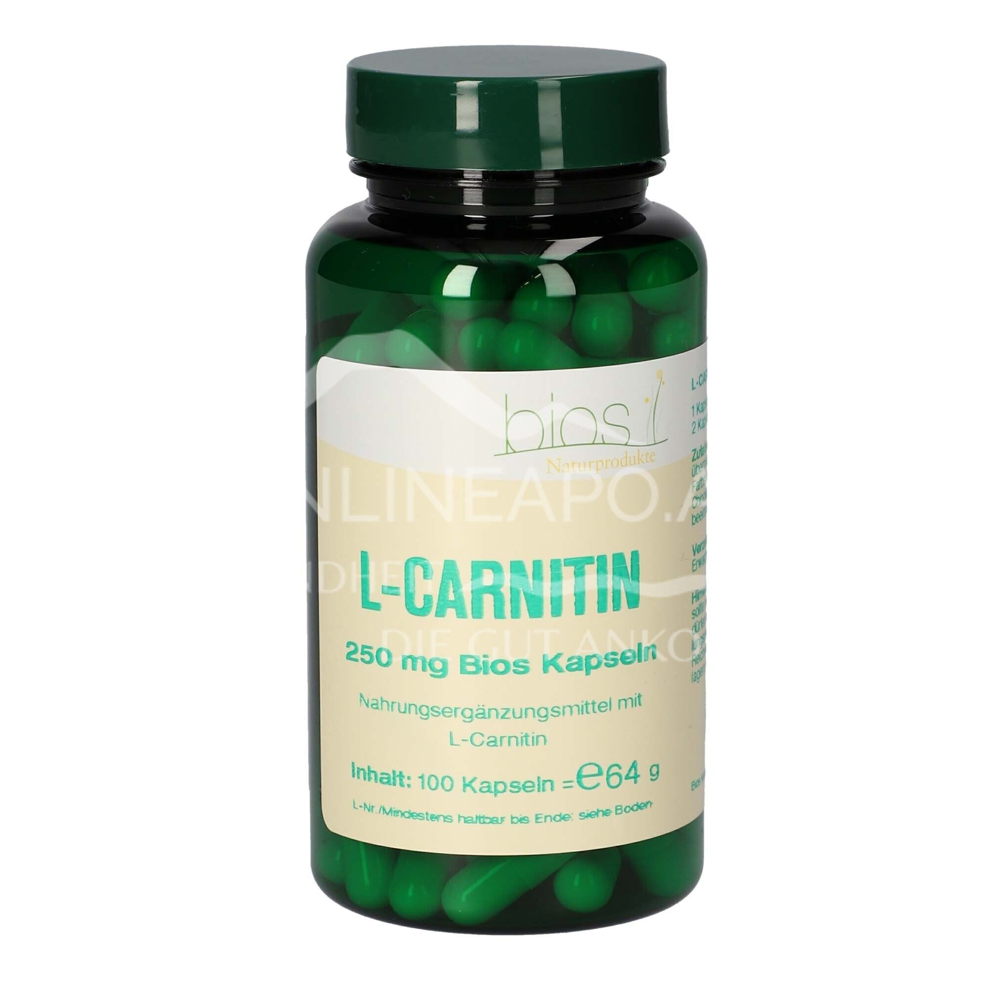 Bios L-Carnitin 250 mg Kapseln