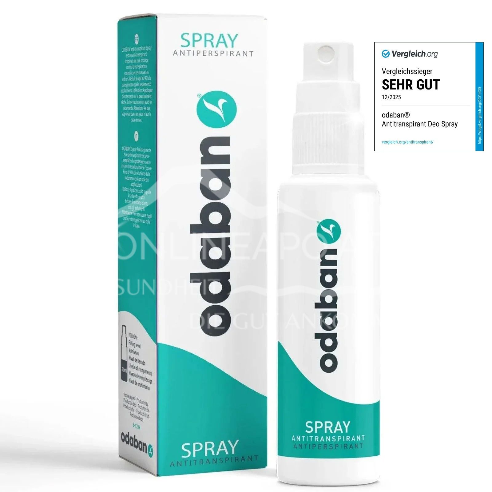 odaban® Spray Antitranspirant