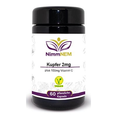 NimmNEM Kupfer 2 mg plus 100 mg Vitamin C Kapseln