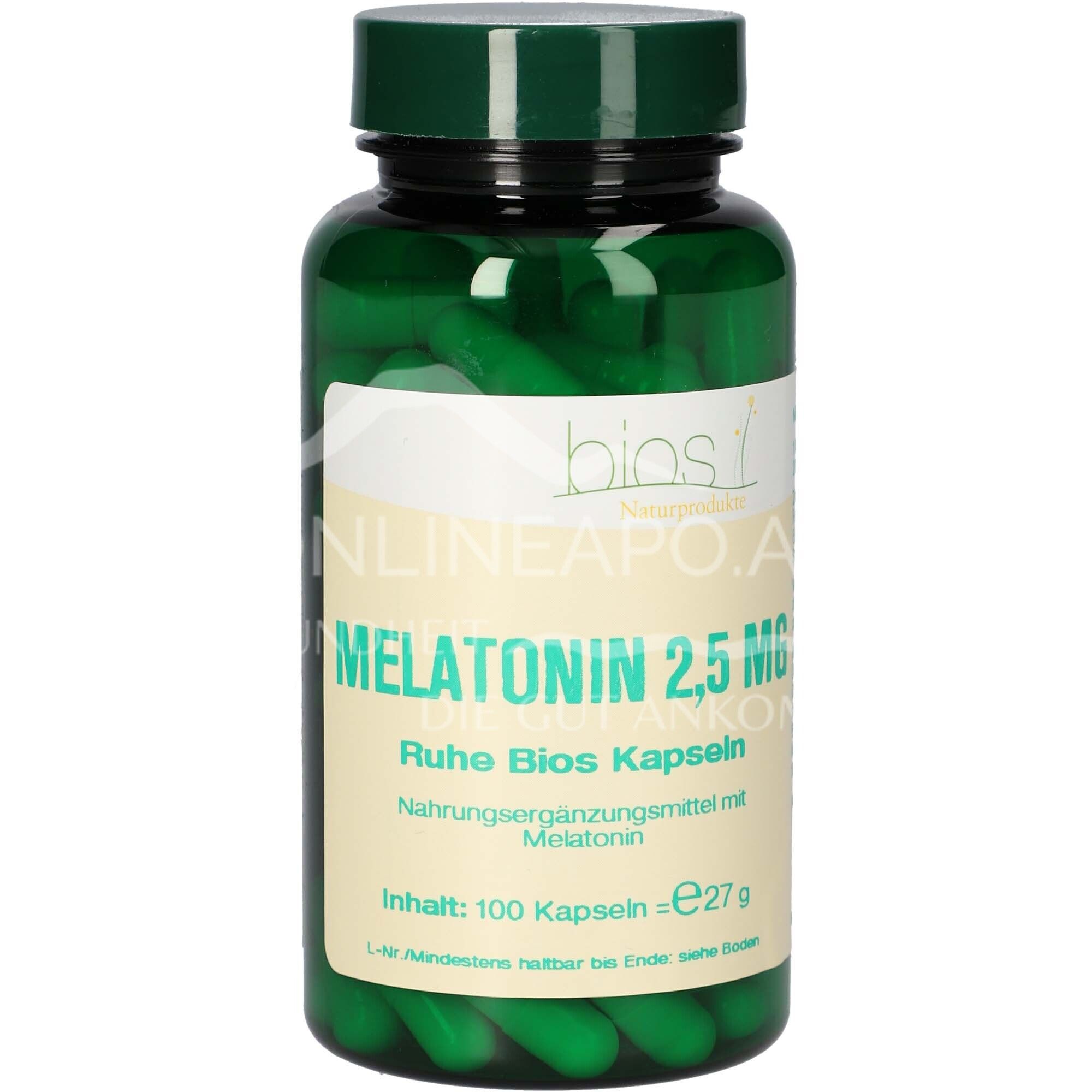 Bios Melatonin Rest 2.5 mg capsules