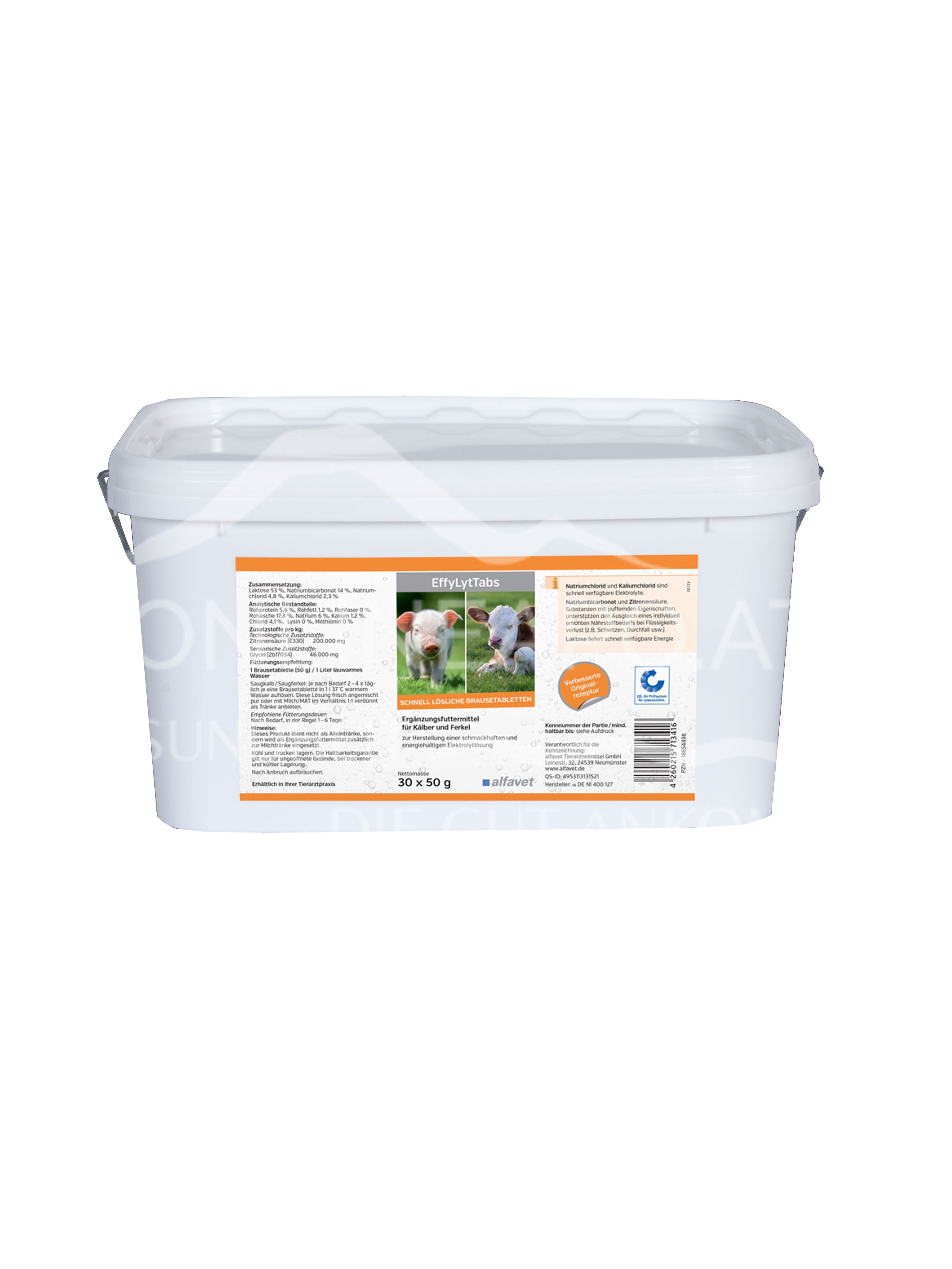 alfavet EffyLyt Brausetabletten für Kälber und Ferkel