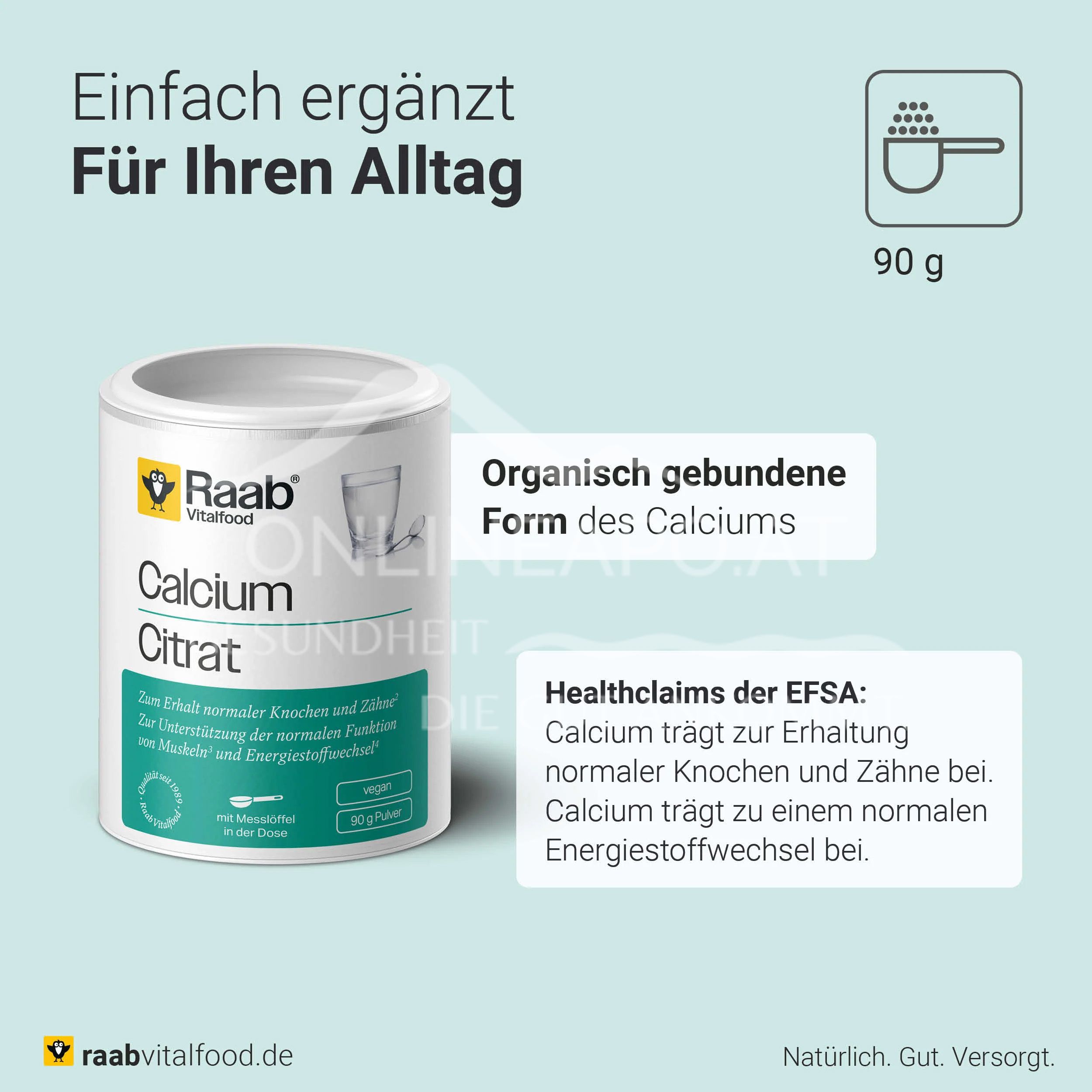 Raab® Vitalfood Calcium Citrate Powder