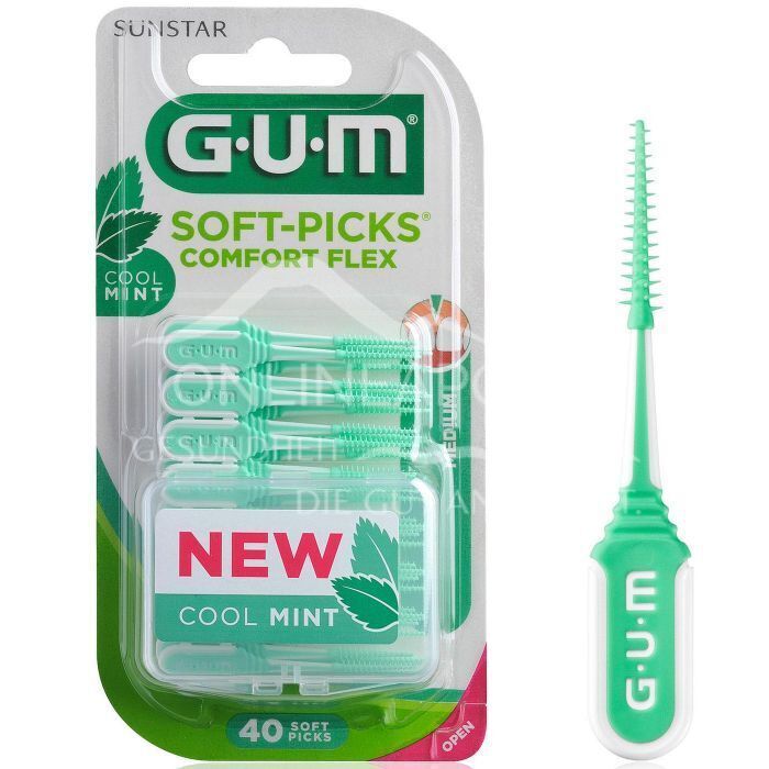 GUM® SOFT-PICKS® Comfort Flex mit Minzgeschmack - Medium