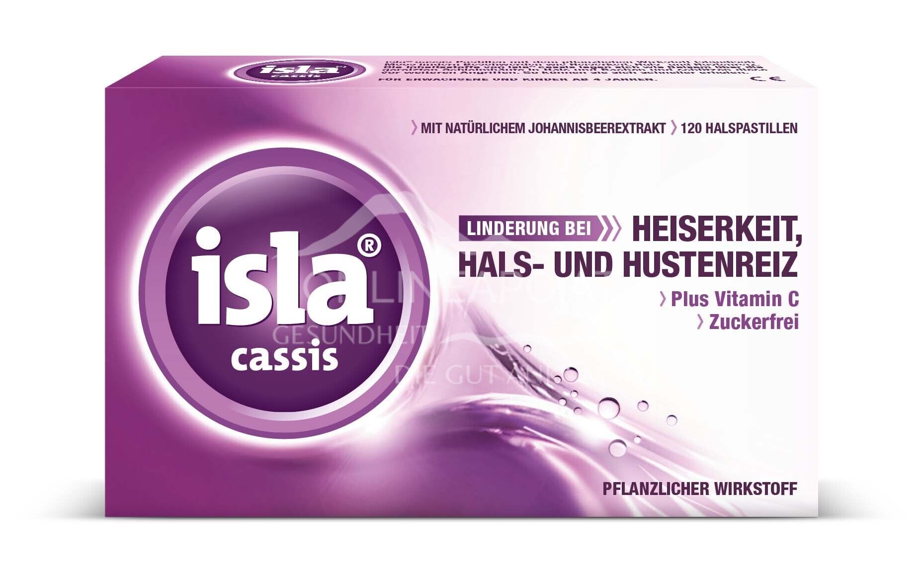 isla® Pastillen Cassis + Vitamin C