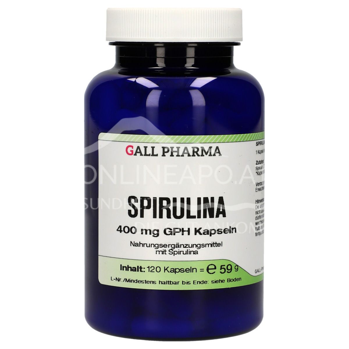 Gall Pharma Spirulina 400 mg Kapseln