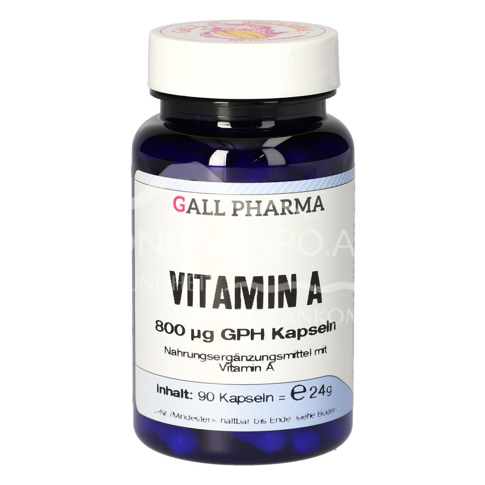Gall Pharma Vitamin A 800 µg capsules