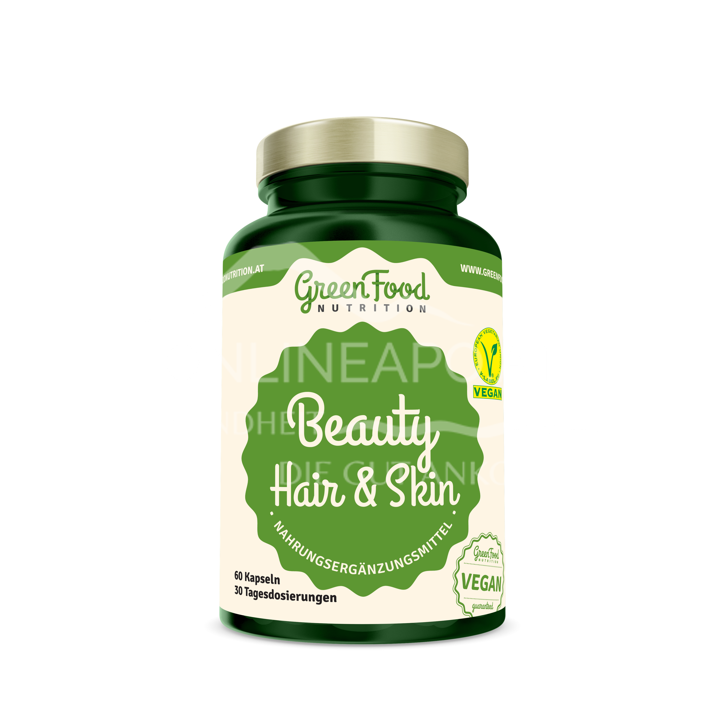 GreenFood Nutrition Beauty Hair & Skin Kapseln