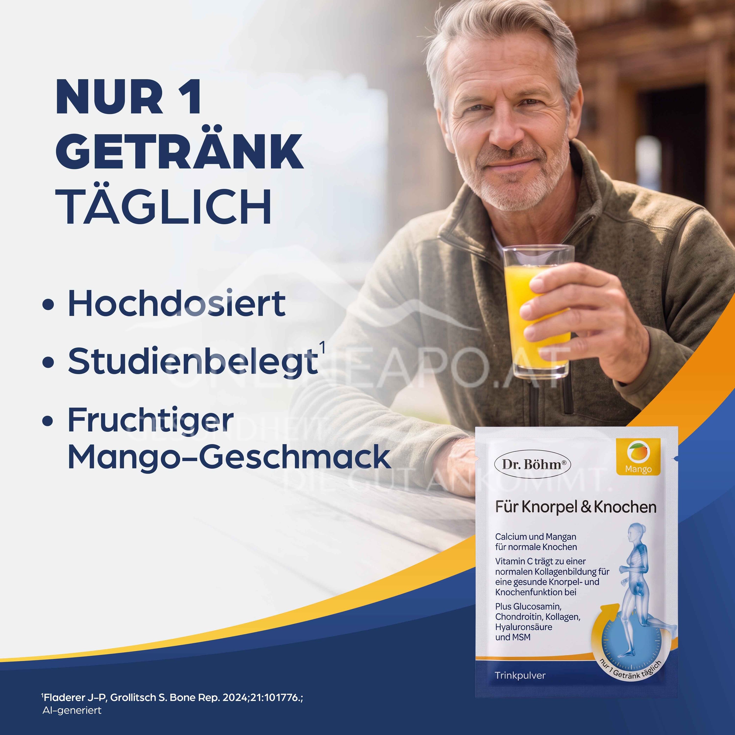 Dr. Böhm® Gelenks complex intensiv Brausegranulat - Mango