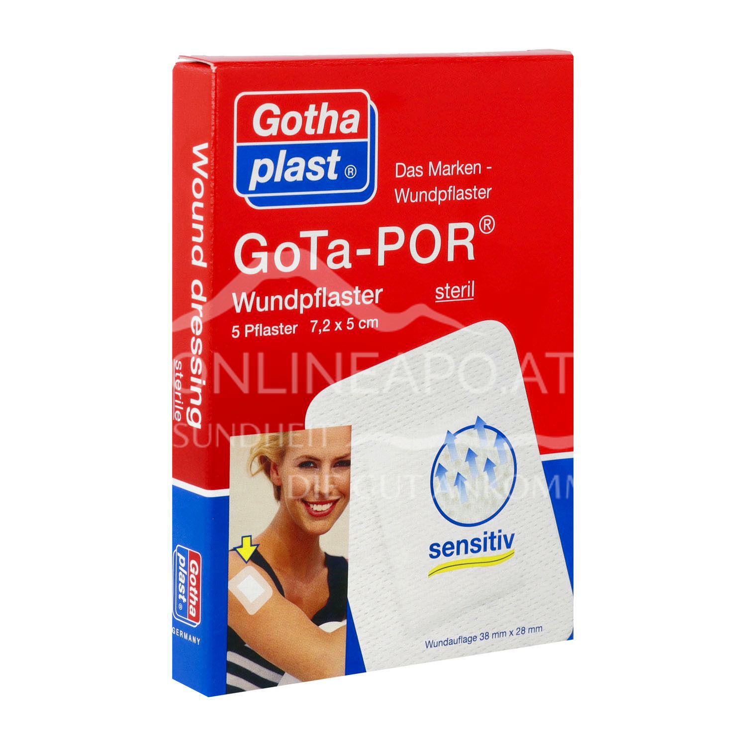 Gothaplast® GoTa-POR Wundpflaster steril 50 x 72 mm