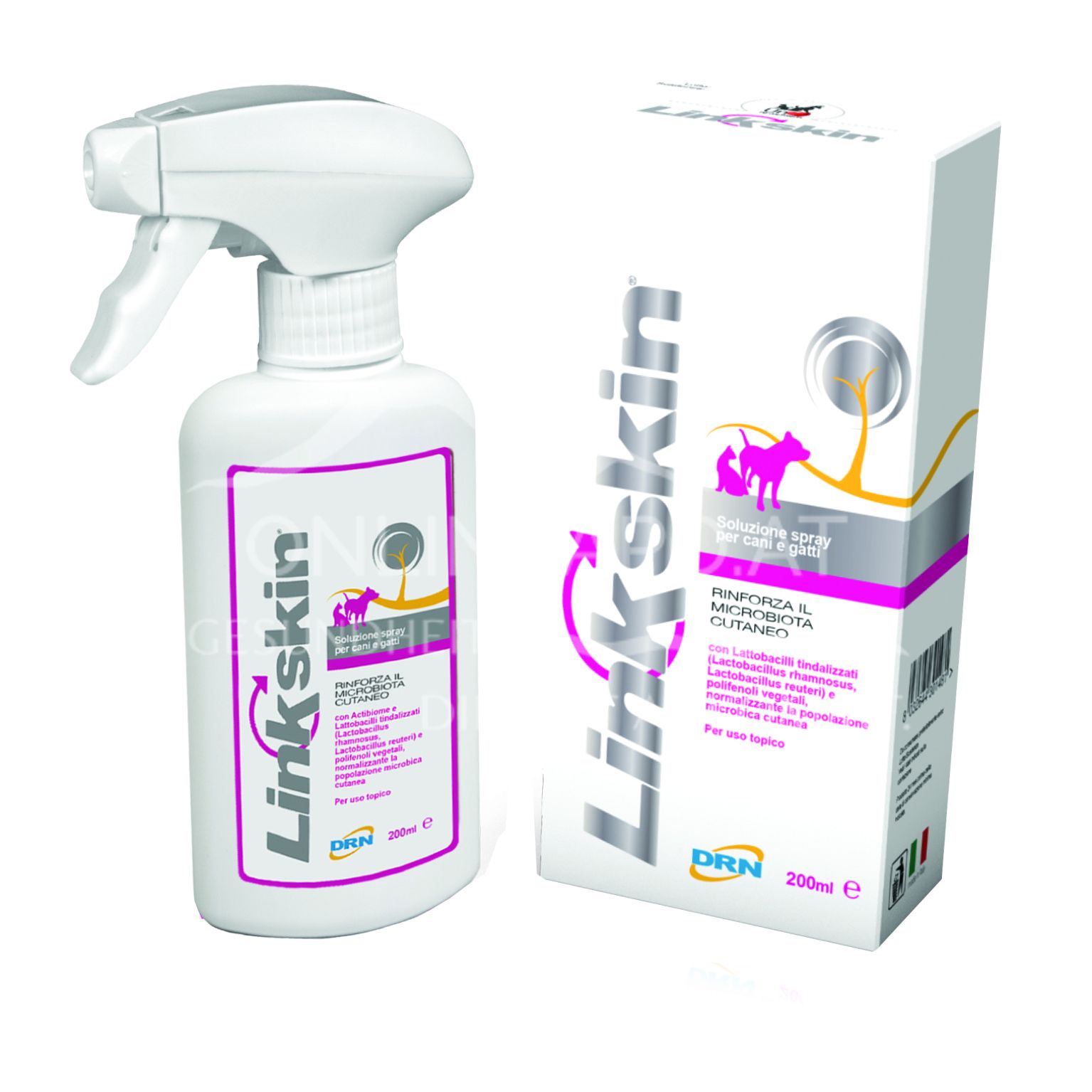 DRN Linkskin Spray für Hunde und Katzen