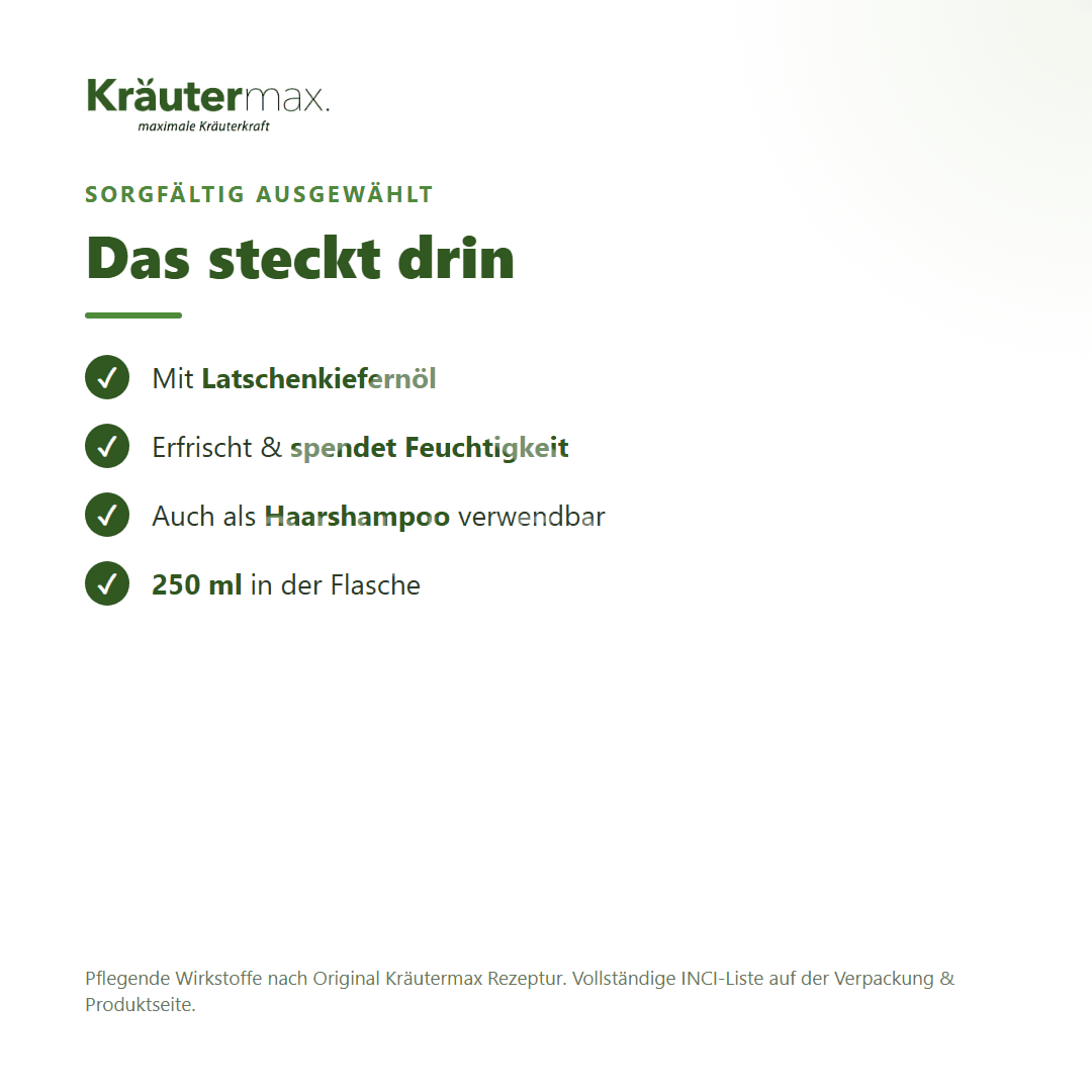 Kräutermax Latschenkiefer Duschgel