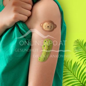 DermaPlast® Kids Jungle - Weiche Pflasterstreifen - 3 Größen