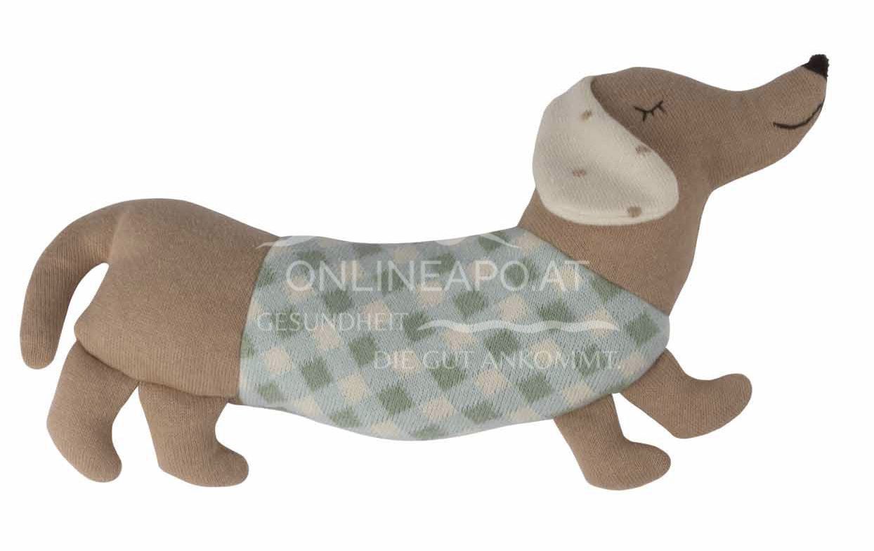 Singer cherry stone cushion dog Bo green