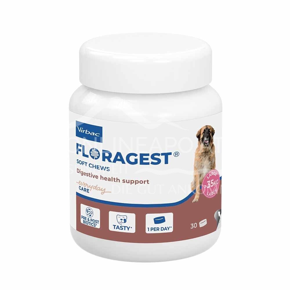 Virbac Floragest Soft Chews L für Hunde - über 35 kg Körpergewicht