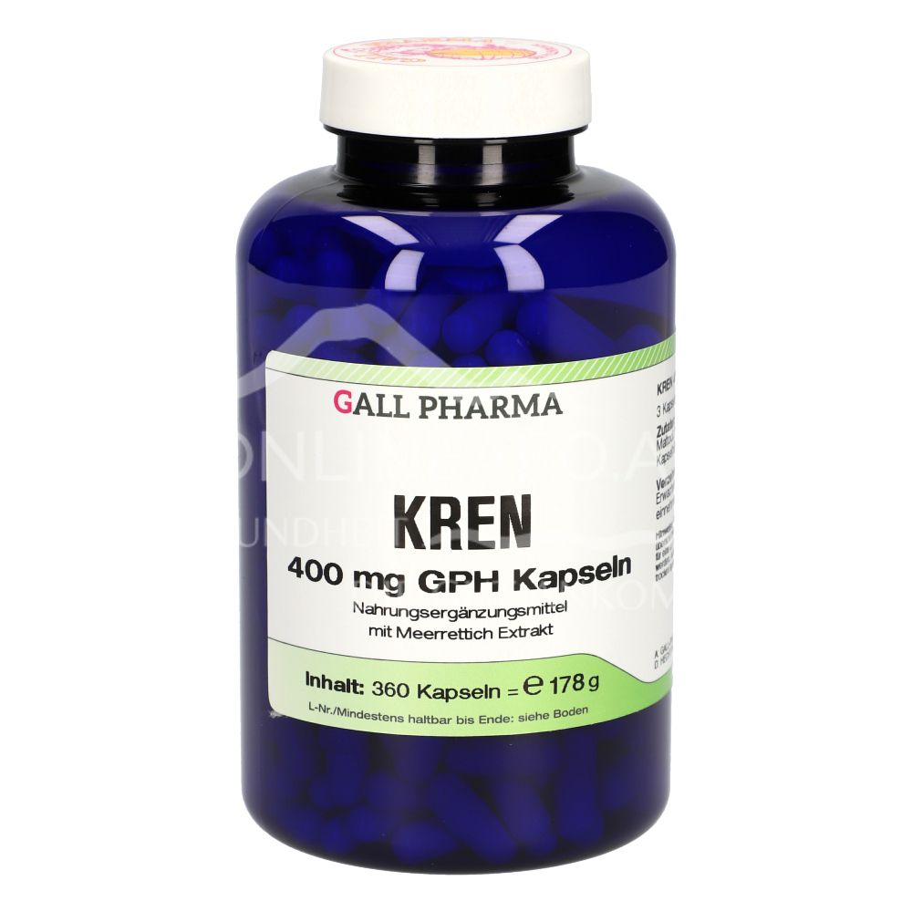 Gall Pharma Kren 400 mg Kapseln