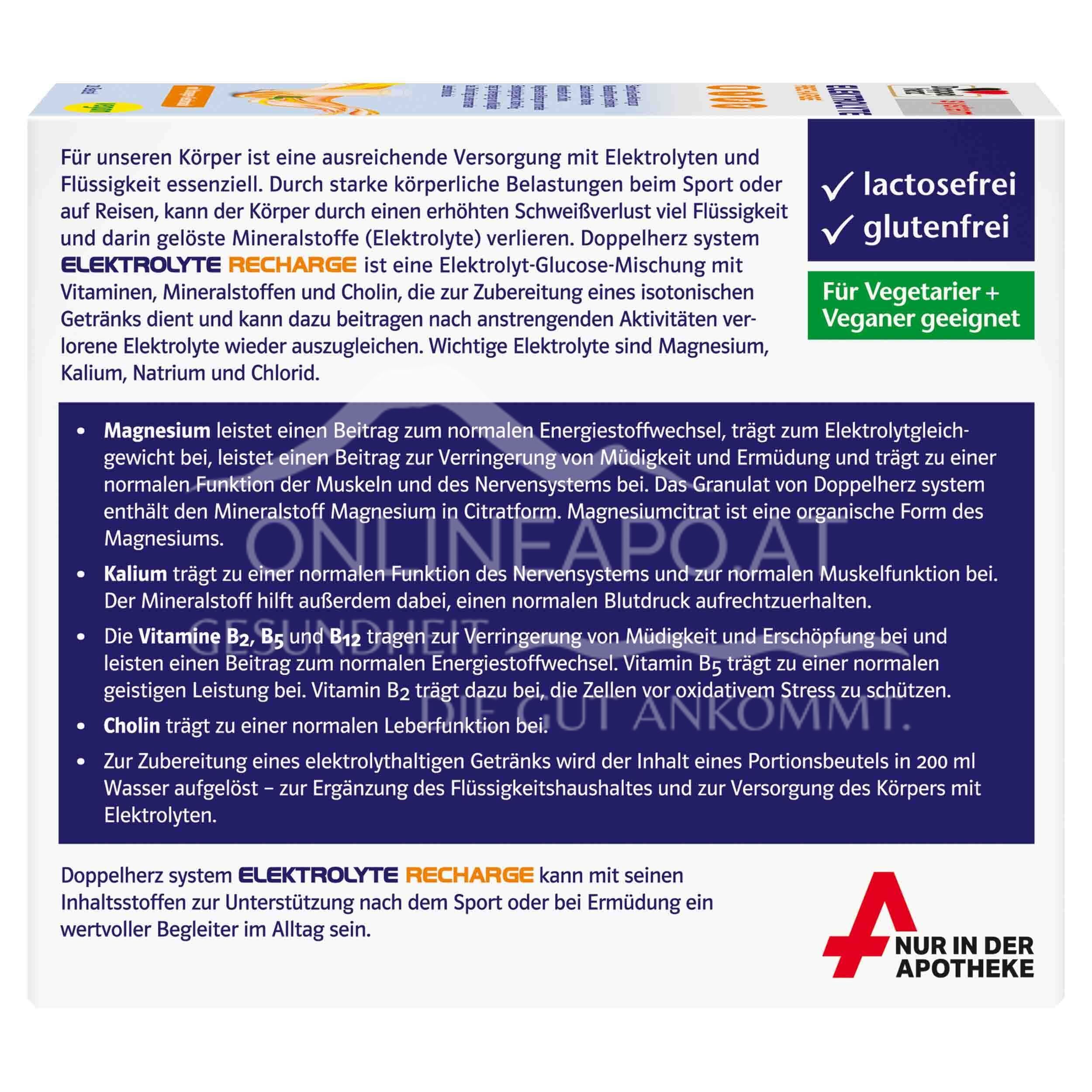 Doppelherz system Electrolyte Recharge sachet