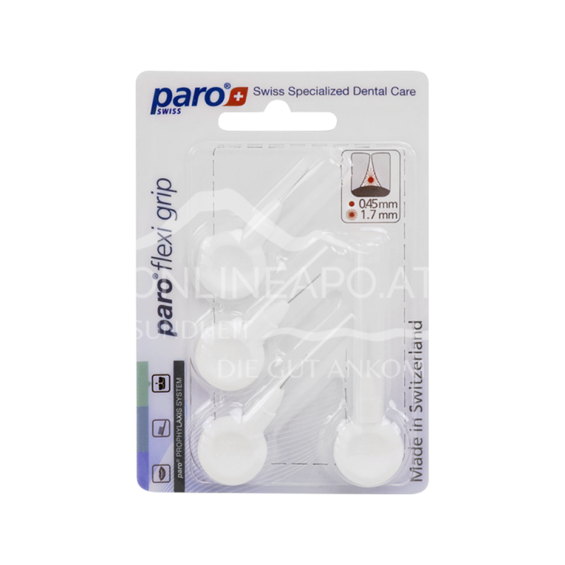 paro® flexi grip, xxxx-fein, weiß, zylindrisch, ø 1.7 mm Interdentalbürsten