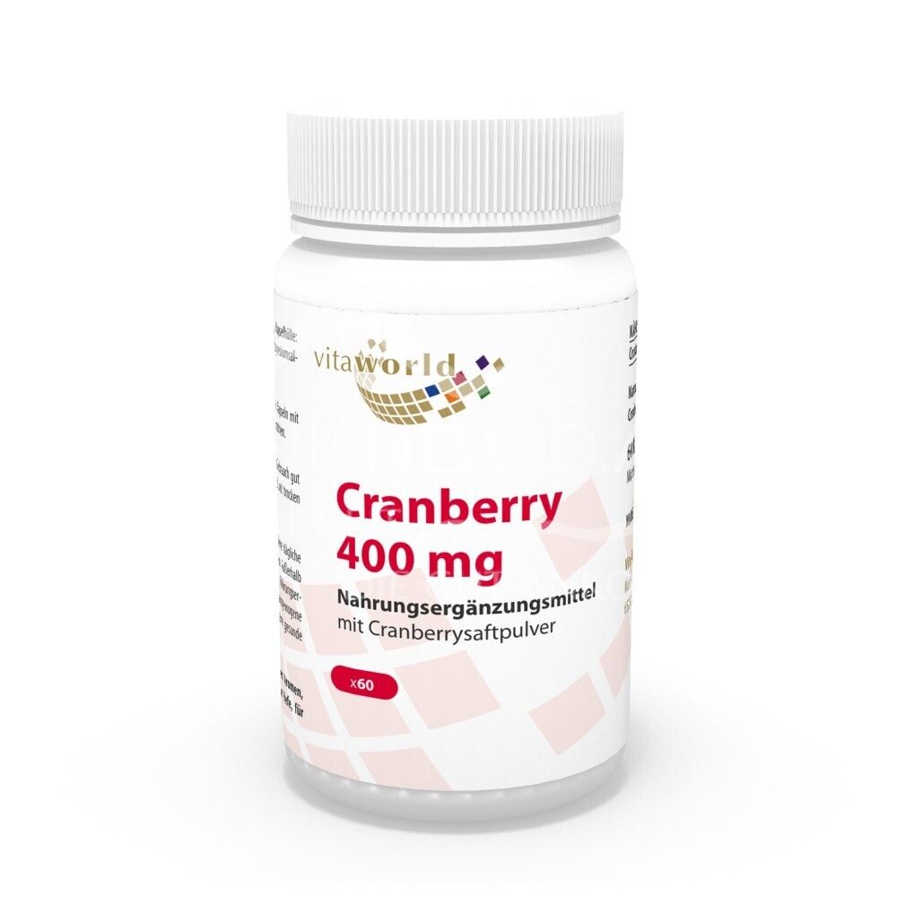 Vitaworld Cranberry 400 mg capsules
