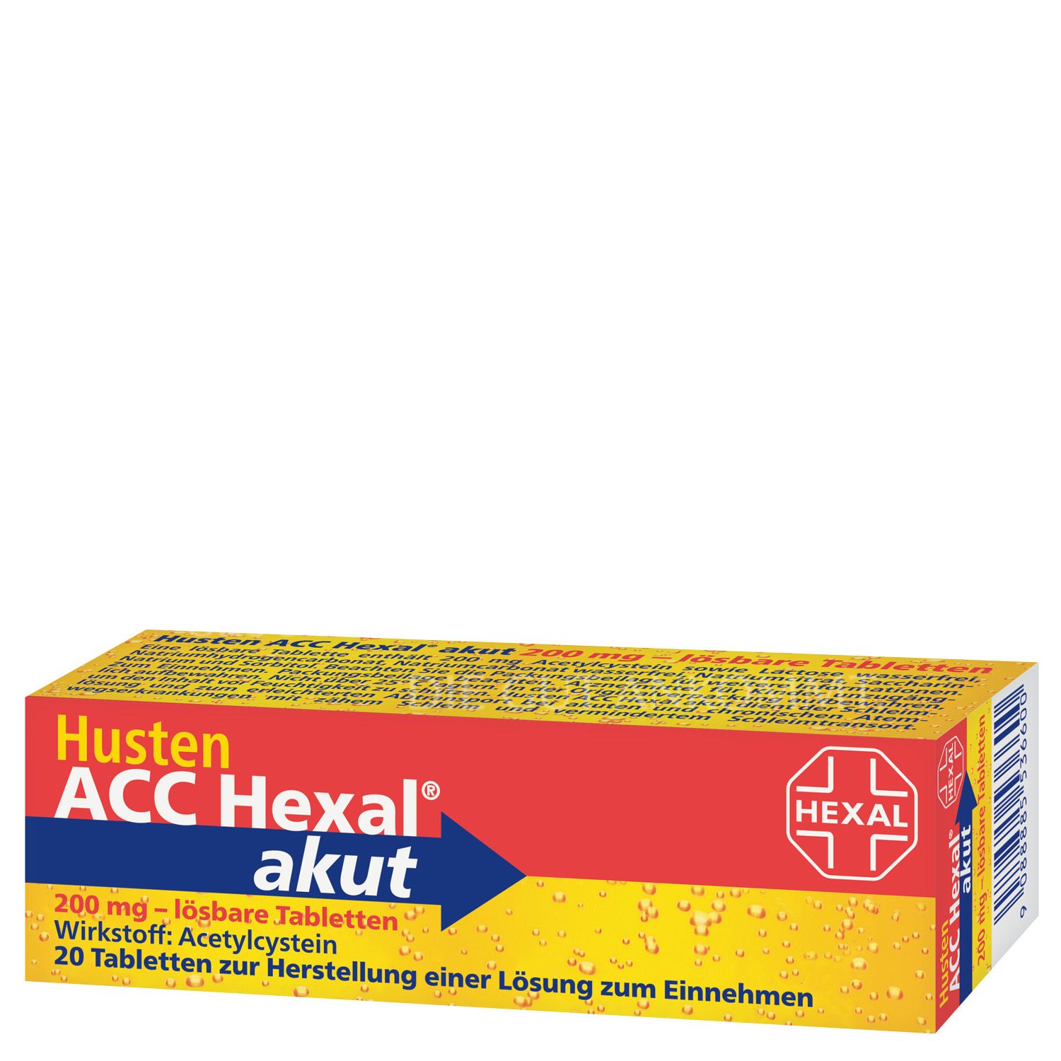 Husten ACC Hexal akut 200 mg lösbare Tabletten