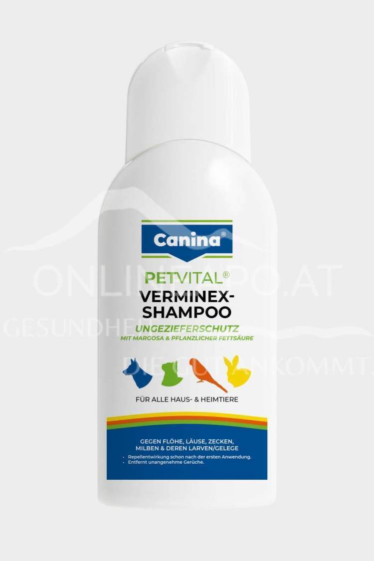 Canina® PETVITAL Verminex Shampoo für Haus- & Heimtiere