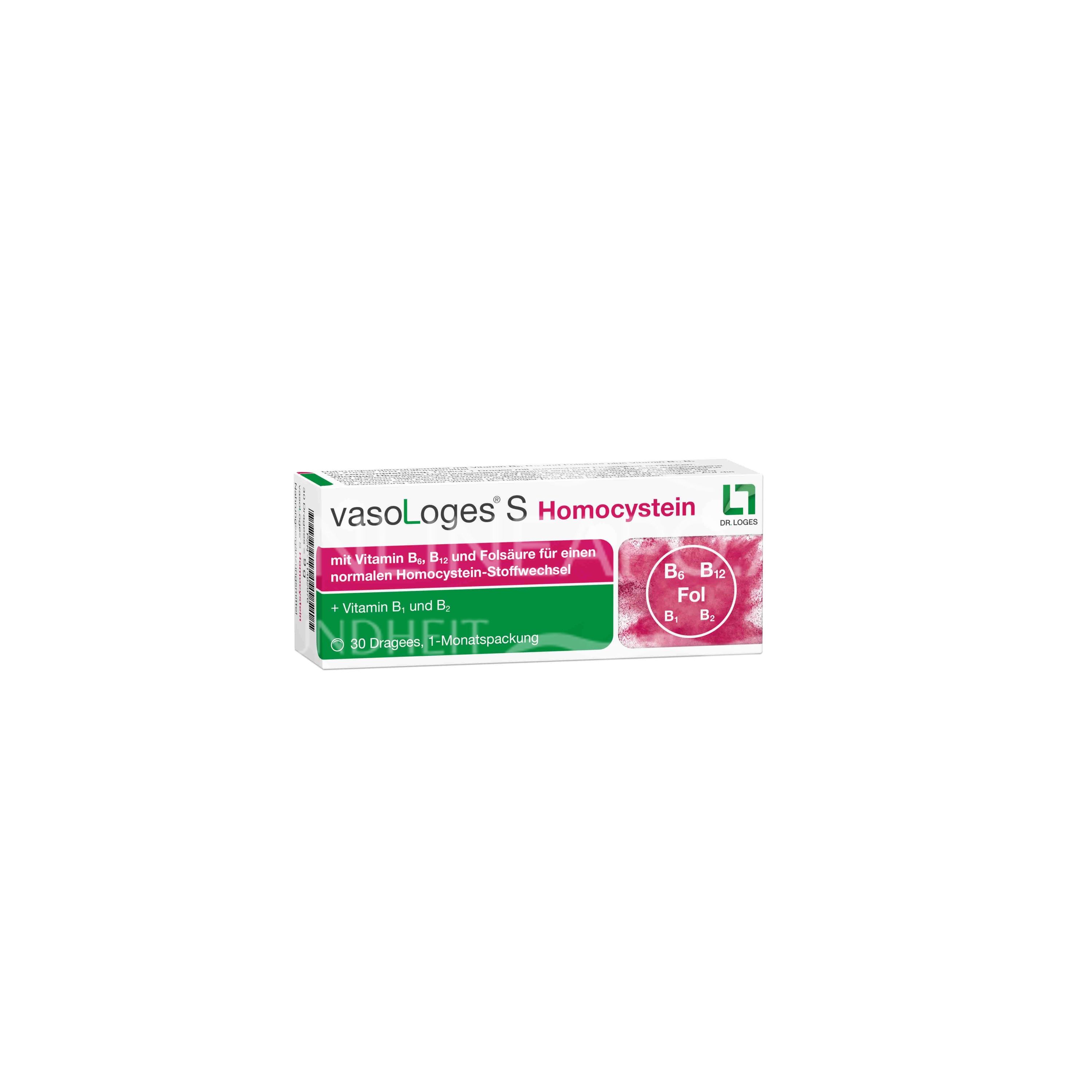 vasoLoges® S Homocystein Dragees