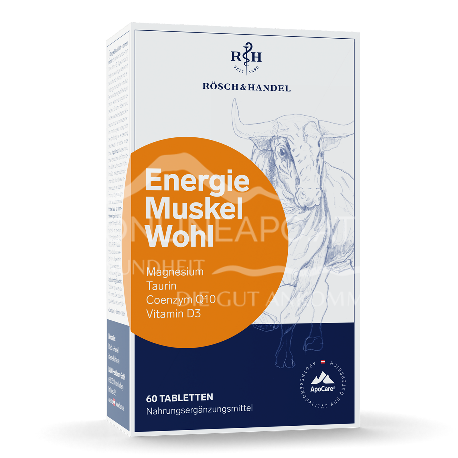 ApoCare Energie & Muskel Wohl Tabletten