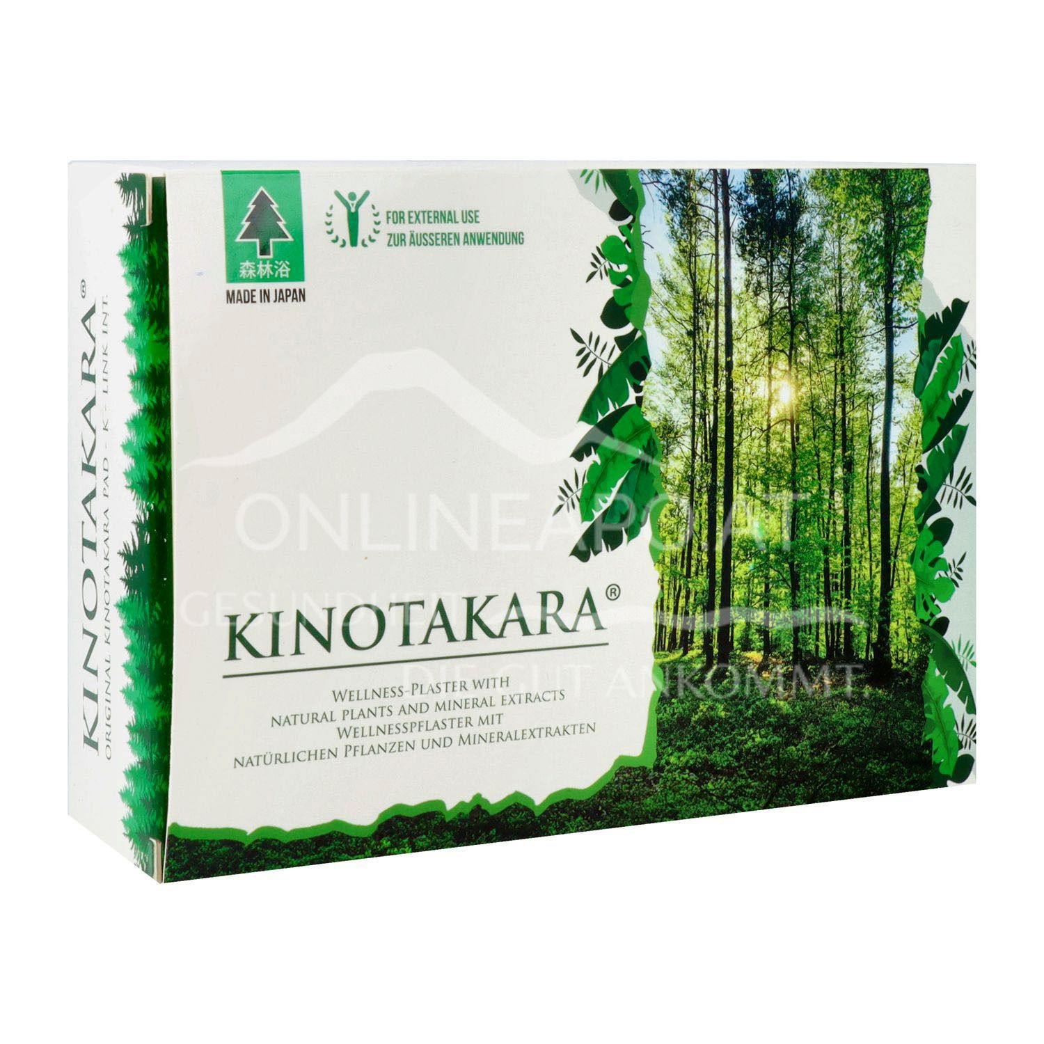 Kinotakara® Wellnesspflaster mit natürlichen Pflanzen- & Mineralextrakten