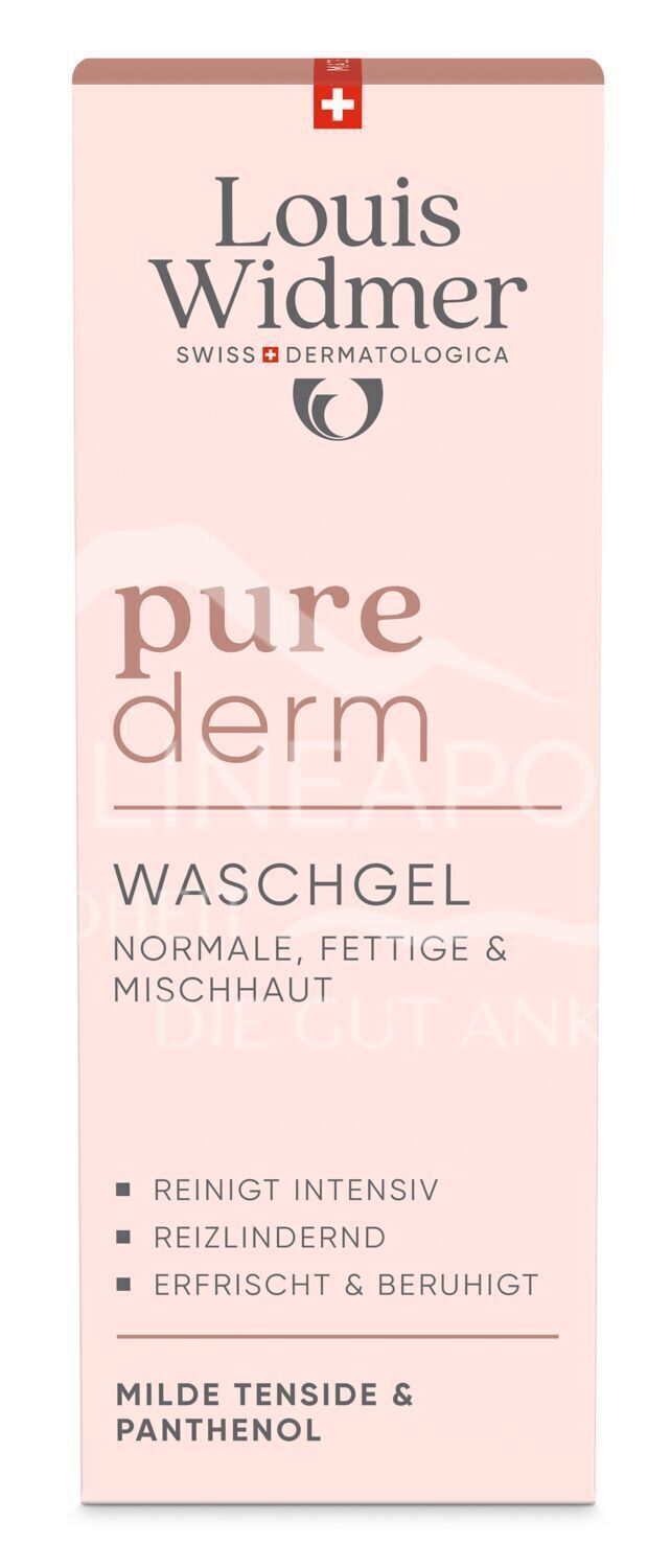 Louis Widmer purederm Waschgel - leicht parfümiert