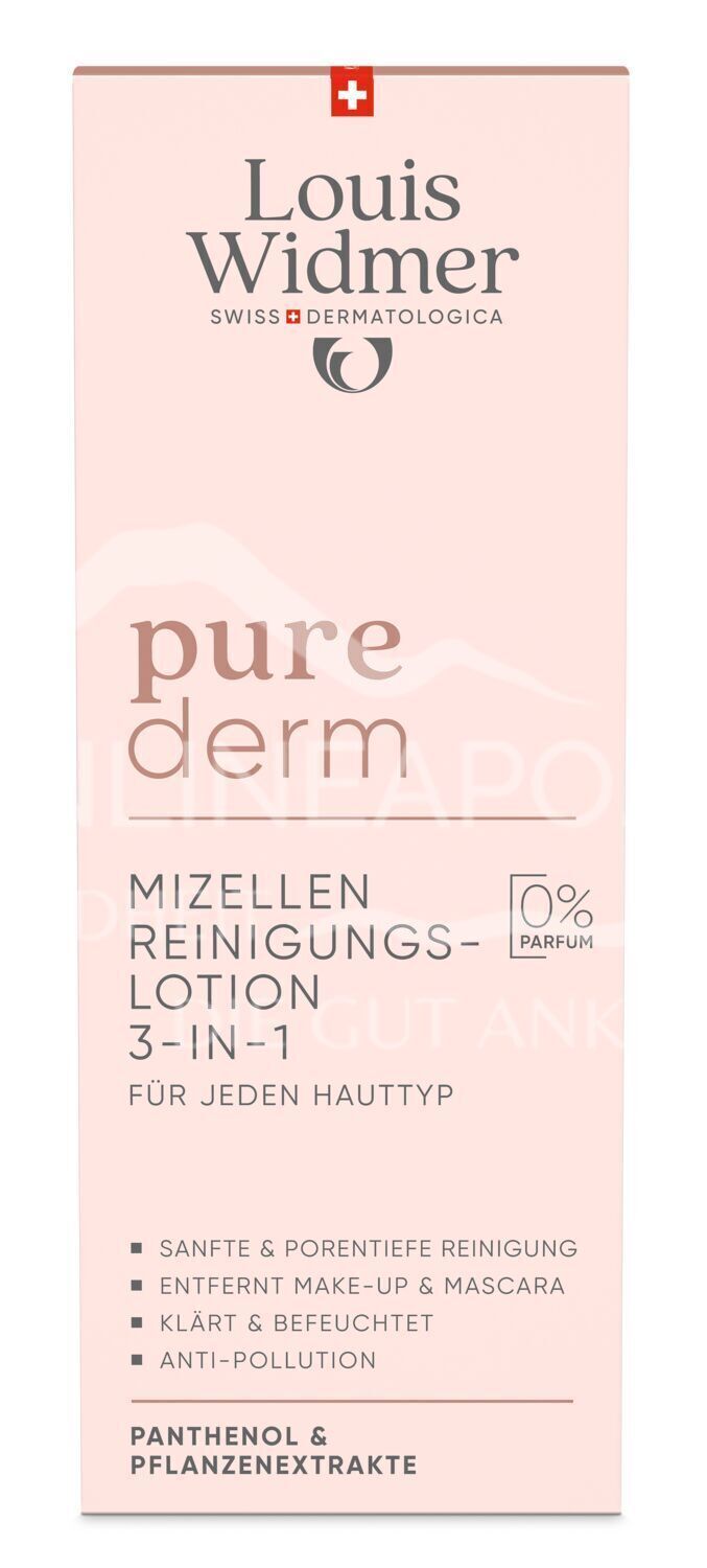 Louis Widmer purederm Mizellen Reinigungslotion - ohne Parfum