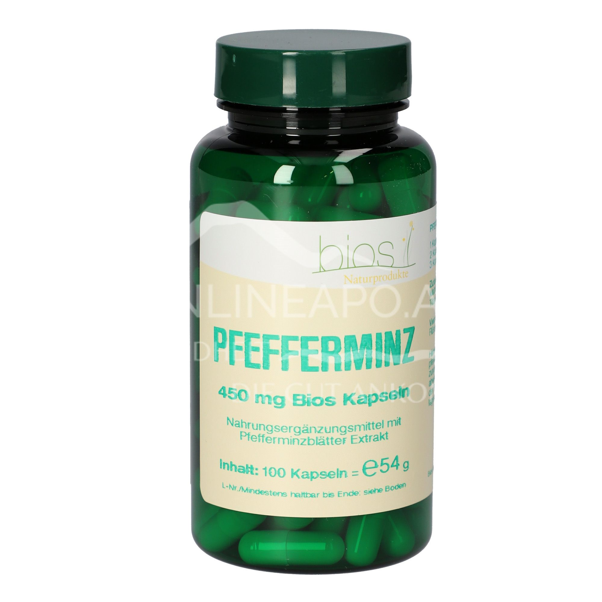 Bios Peppermint 450 mg capsules