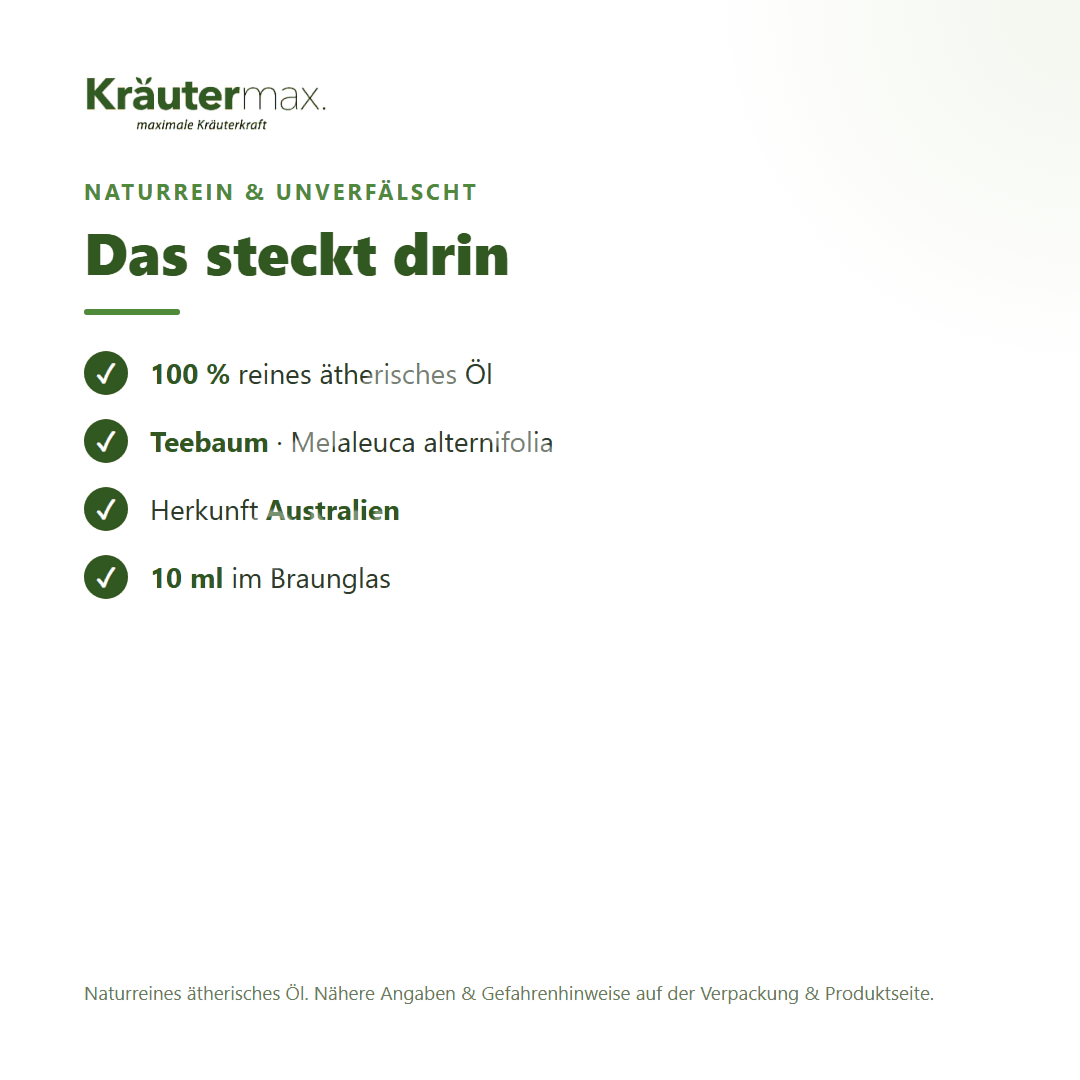 Kräutermax Teebaum Öl