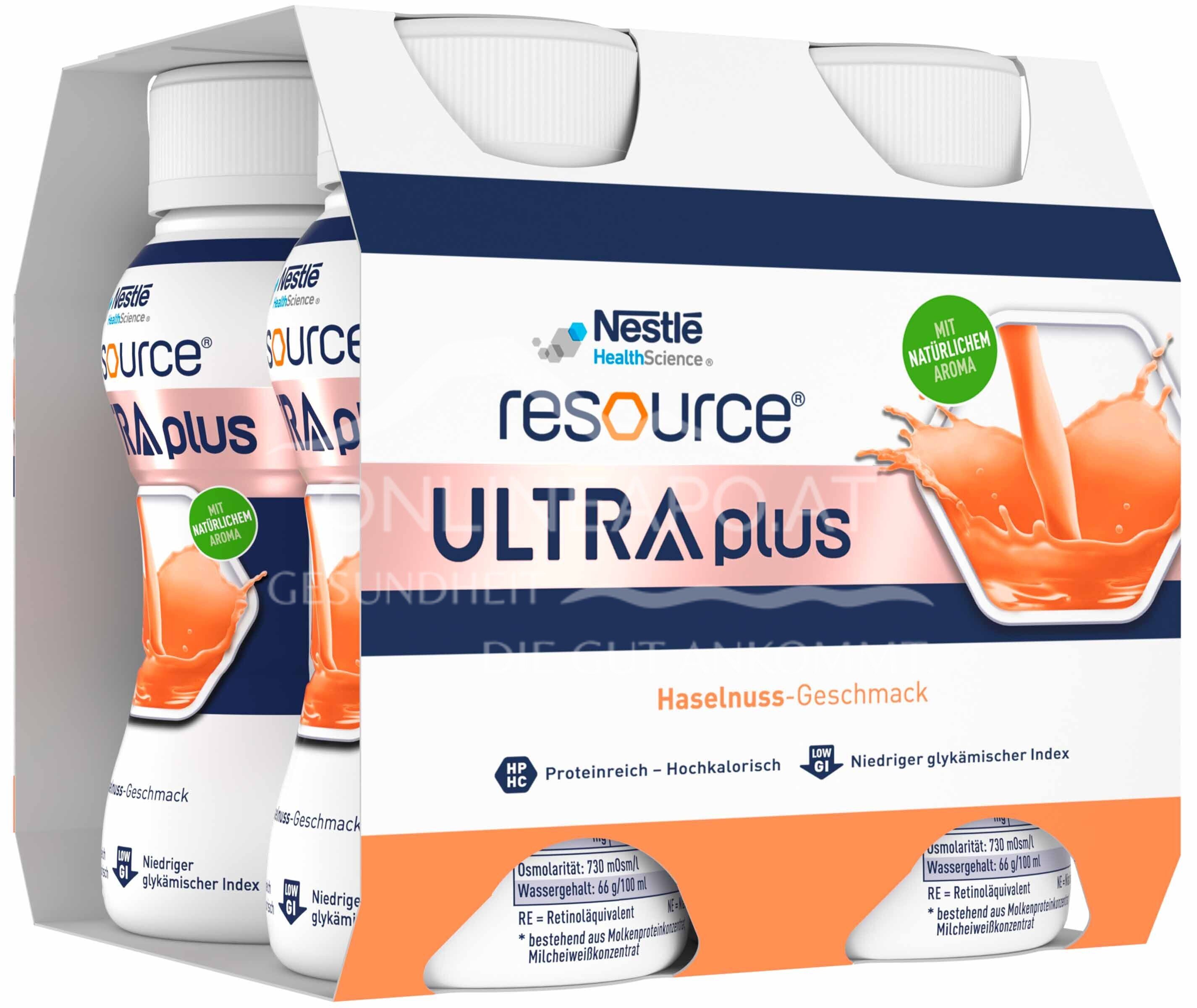 Resource® ULTRA plus High Protein Haselnuss Trinknahrung 200 ml